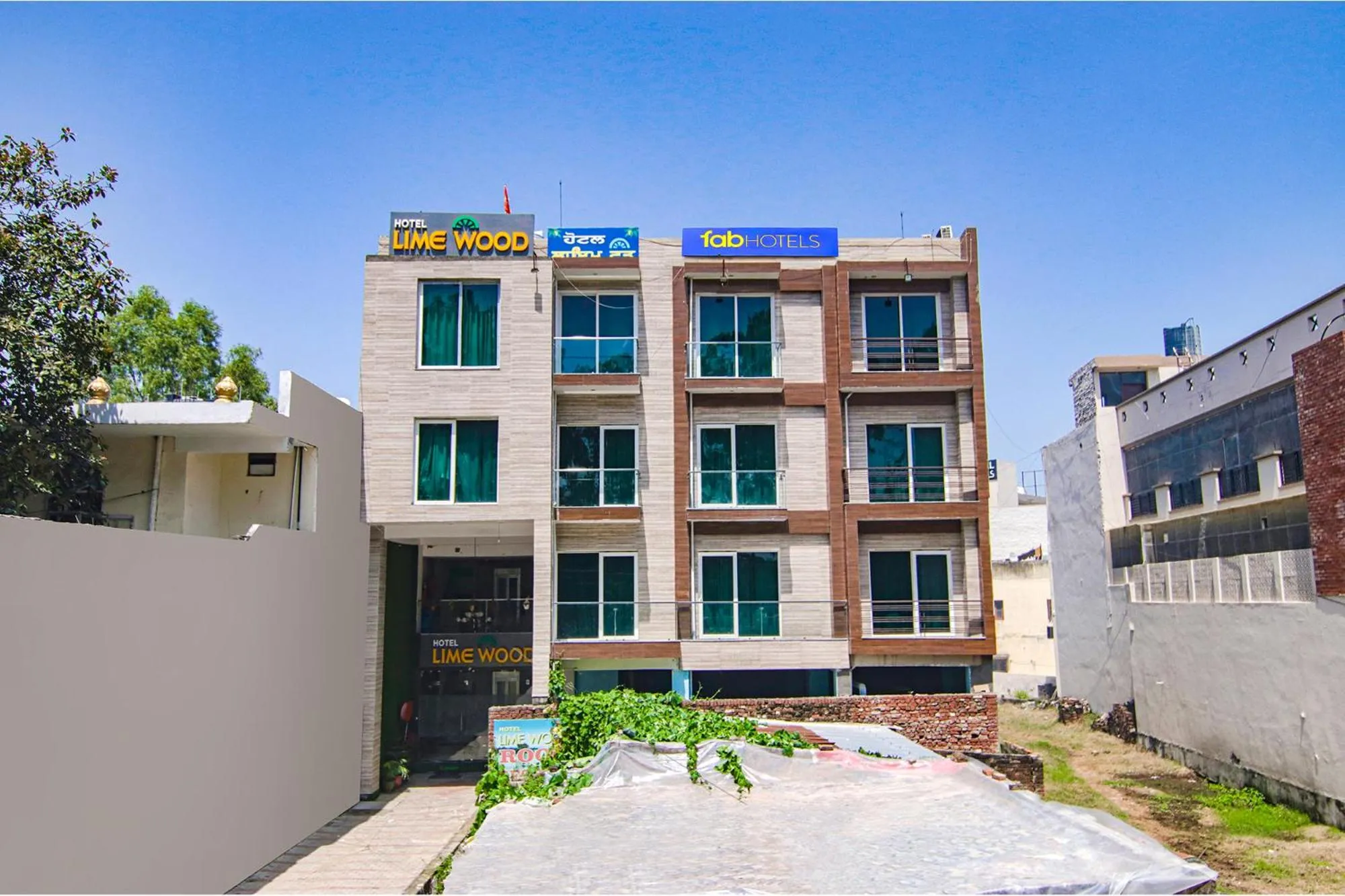 Property building in FabHotel Lime Wood
