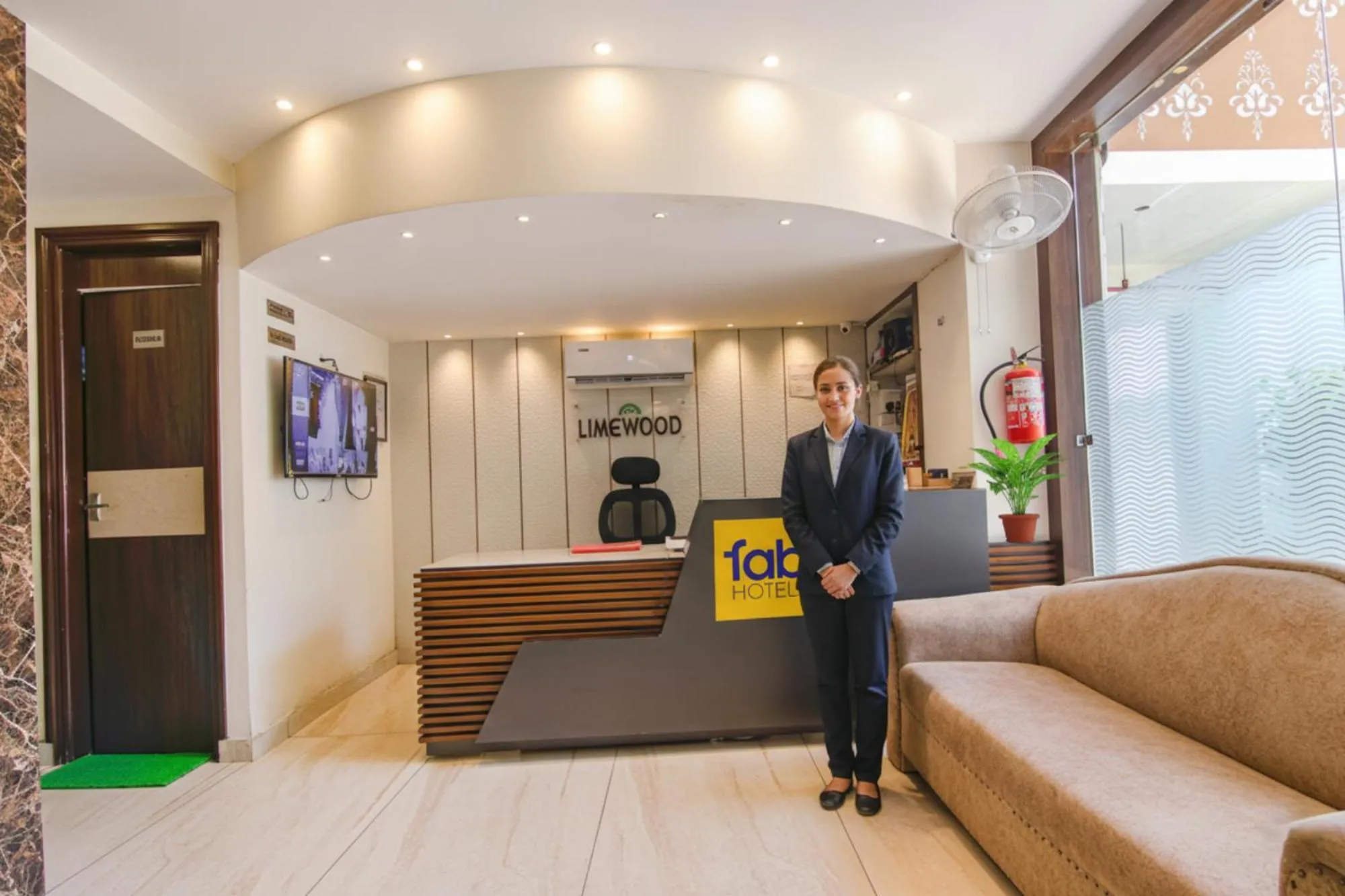 Lobby or reception in FabHotel Lime Wood