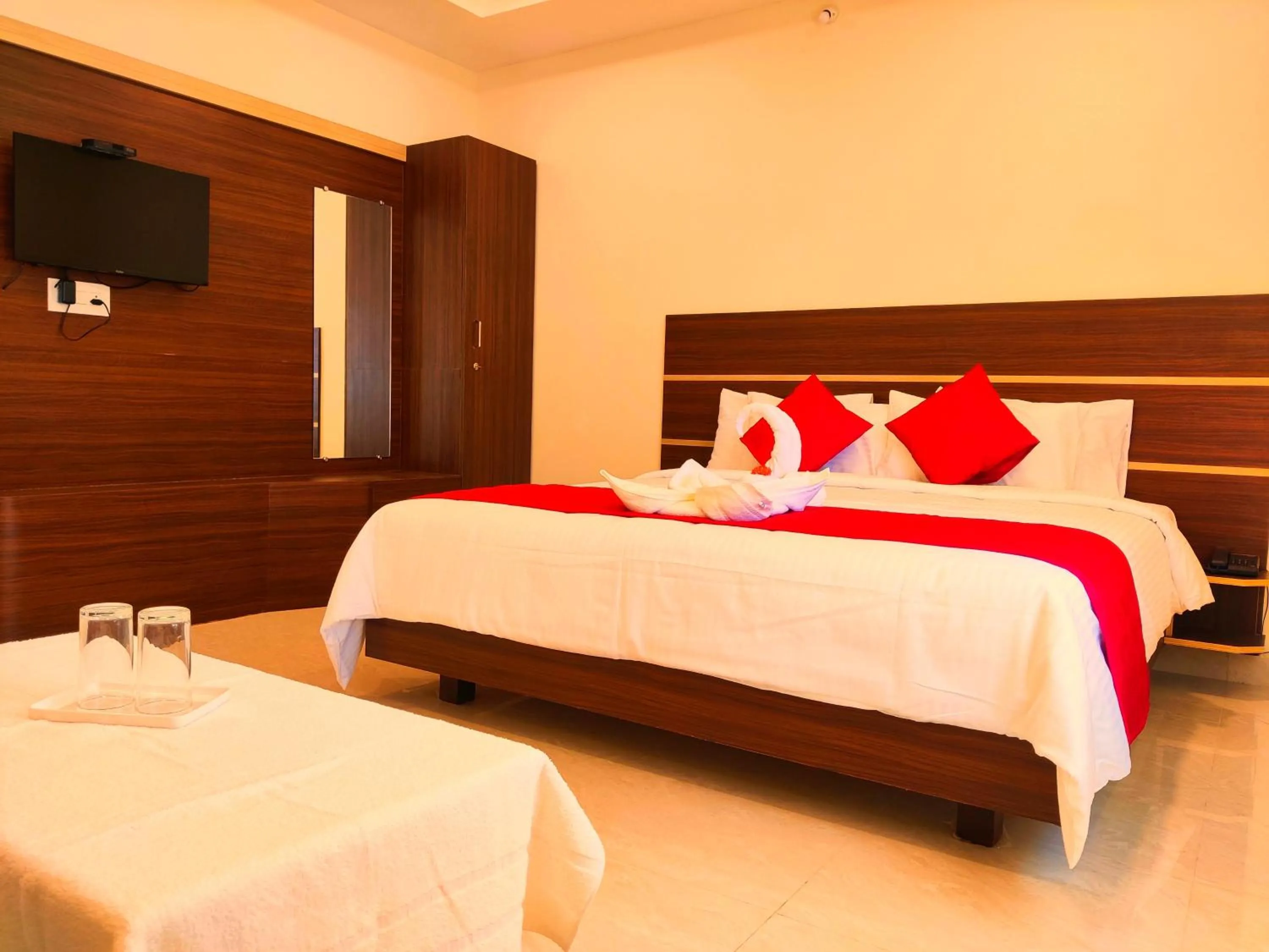 Bedroom, Bed in THAAI RESIDENCY