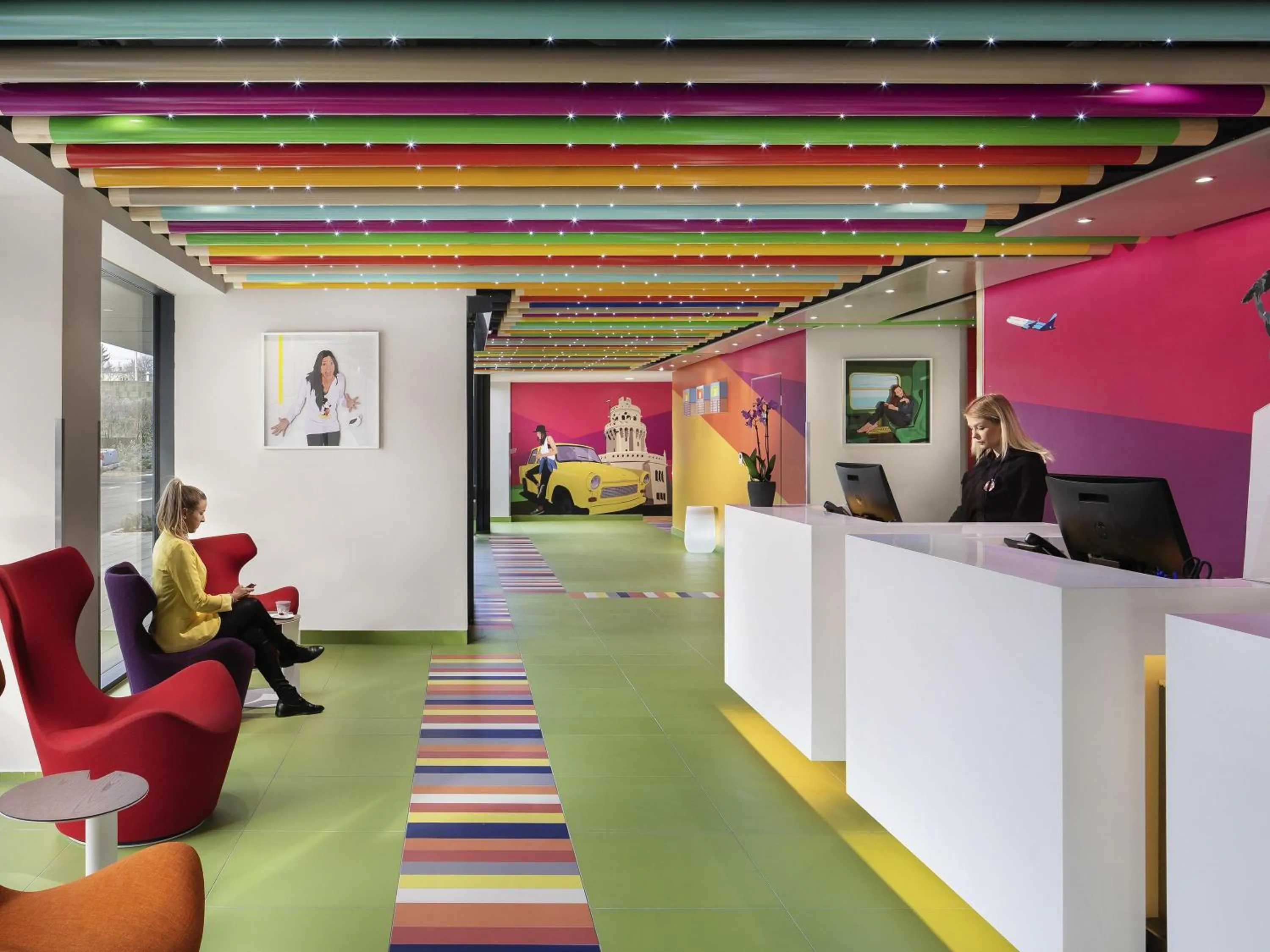 Lounge or bar in ibis Styles Budapest Citywest