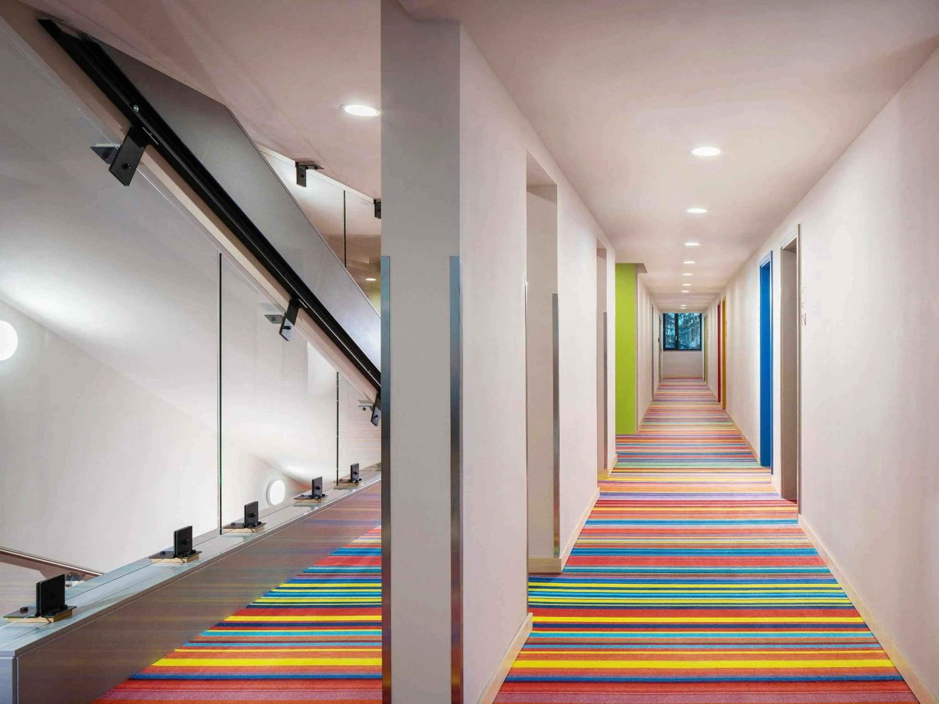 Bedroom in ibis Styles Budapest Citywest