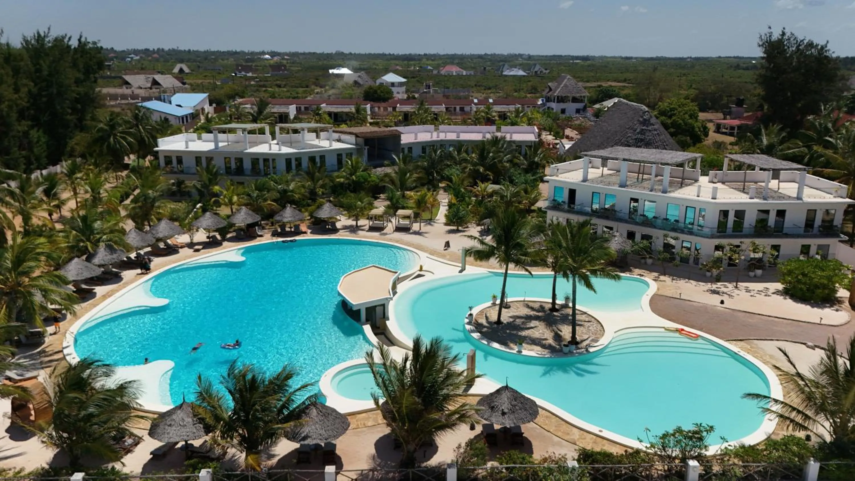 Swimming pool in The One Resort Zanzibar