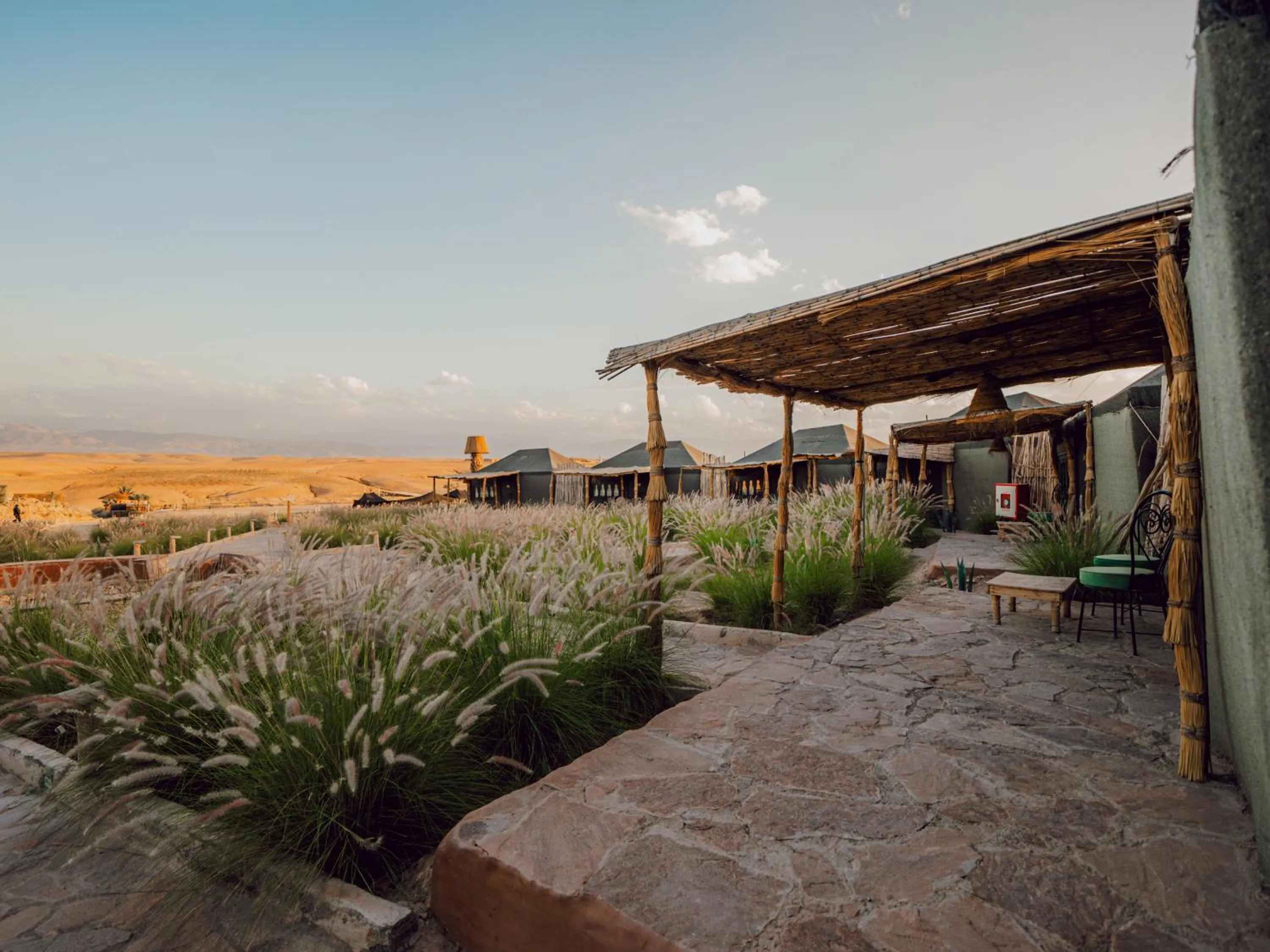 Natural landscape in Le Bédouin agafay