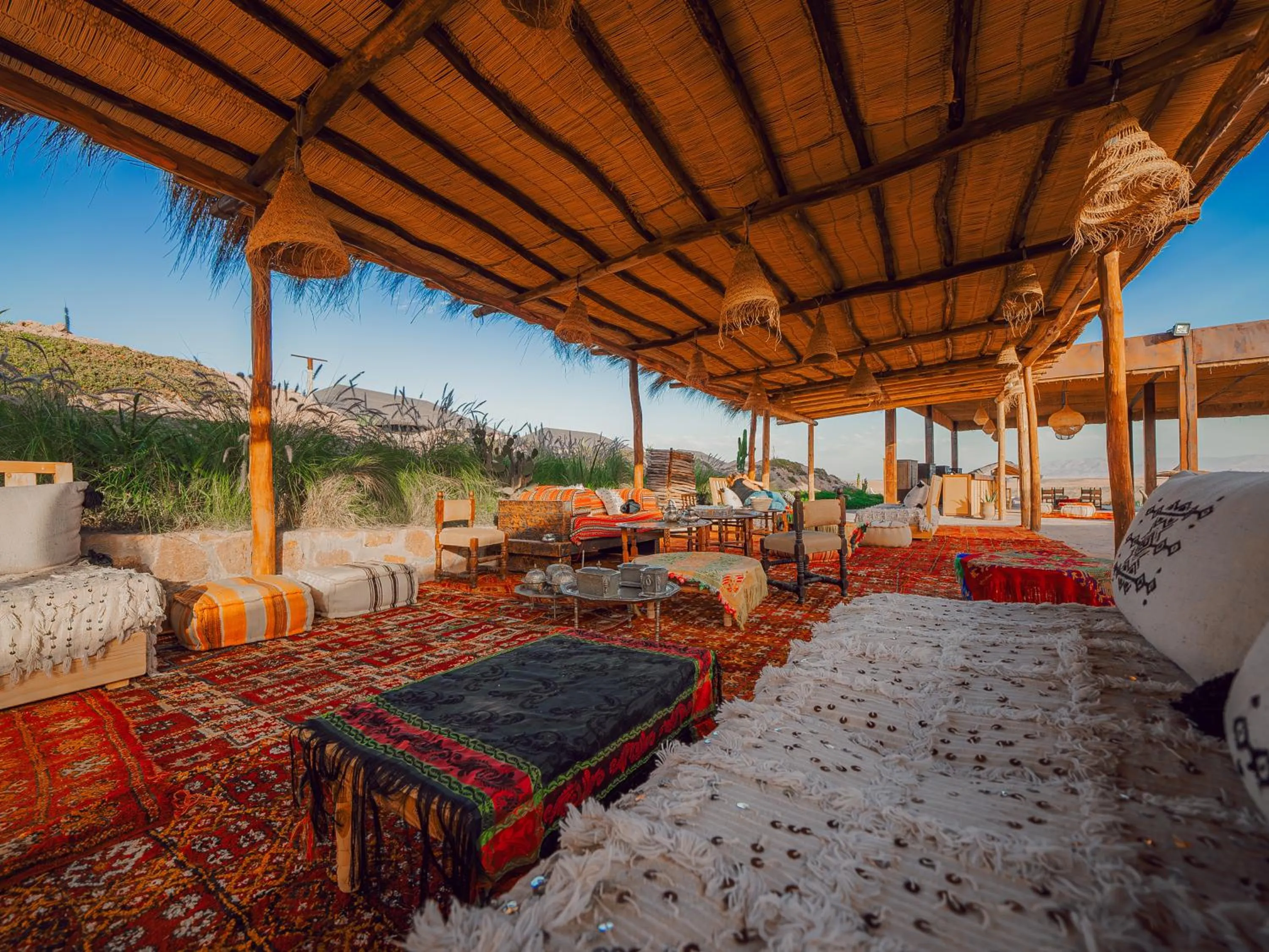 Natural landscape in Le Bédouin agafay