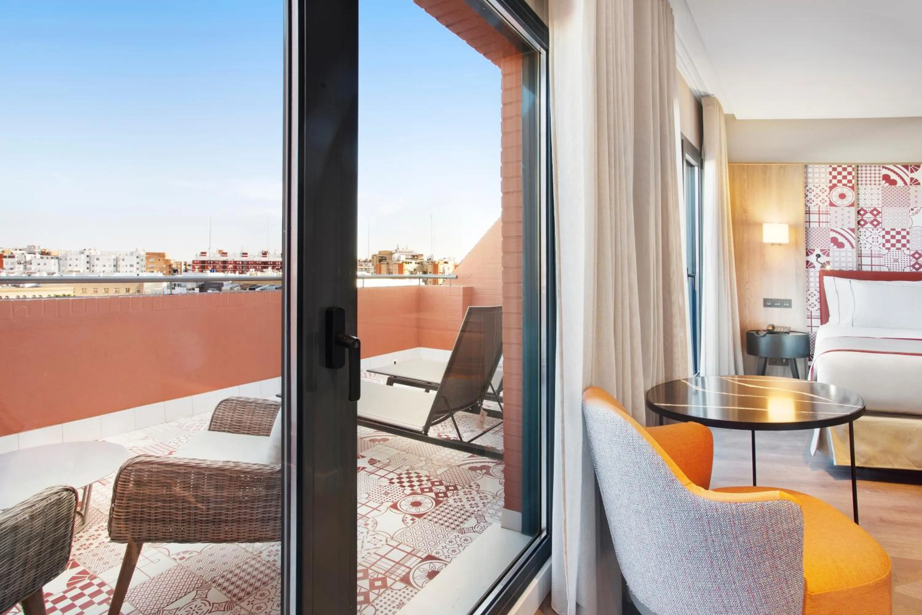 Balcony/Terrace in Eurostars Guadalquivir