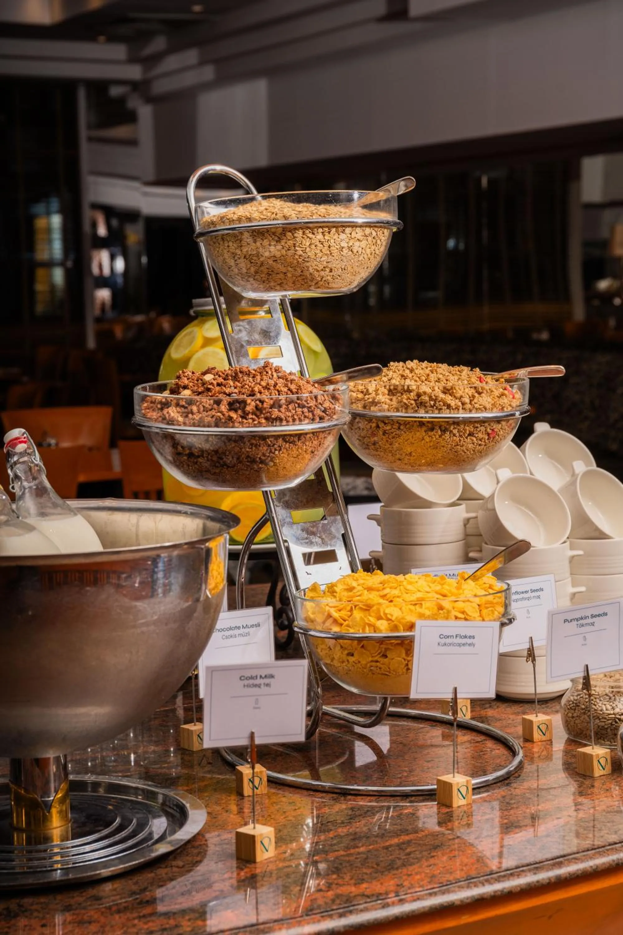 Food and drinks in Verdi Budapest Aquincum