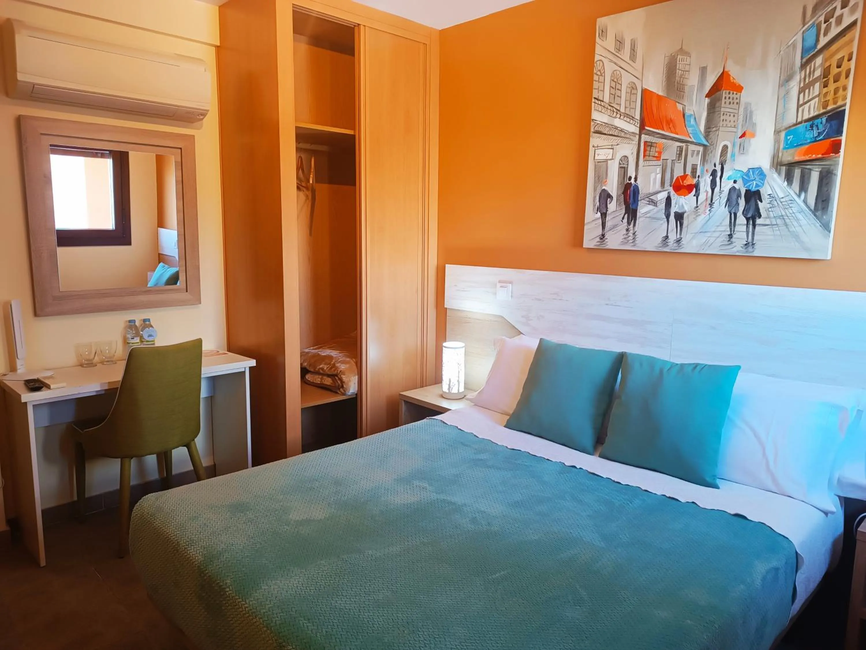 Bed in Hotel Alma Rosa