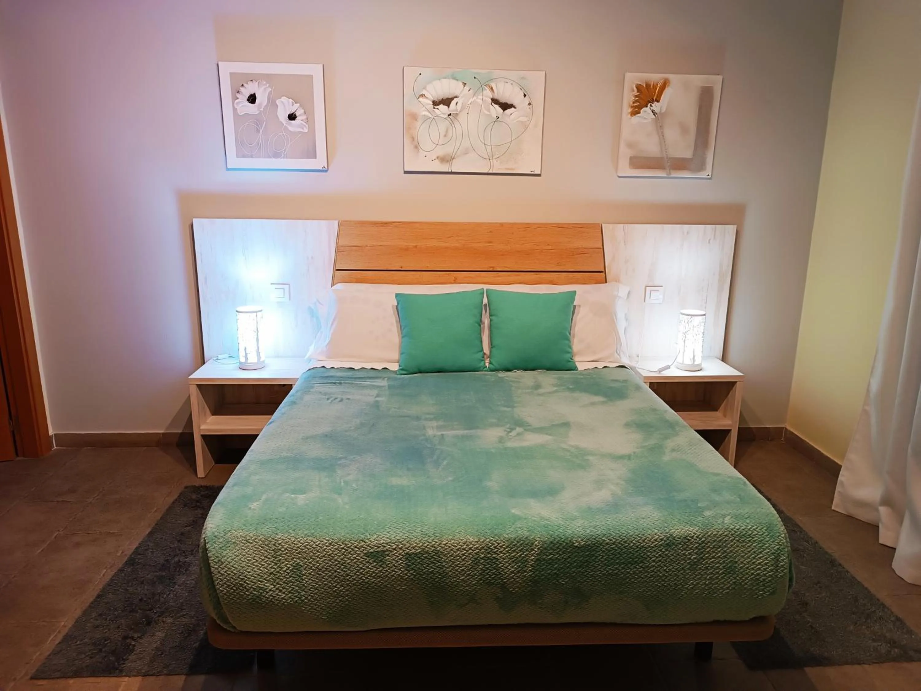 Bed in Hotel Alma Rosa