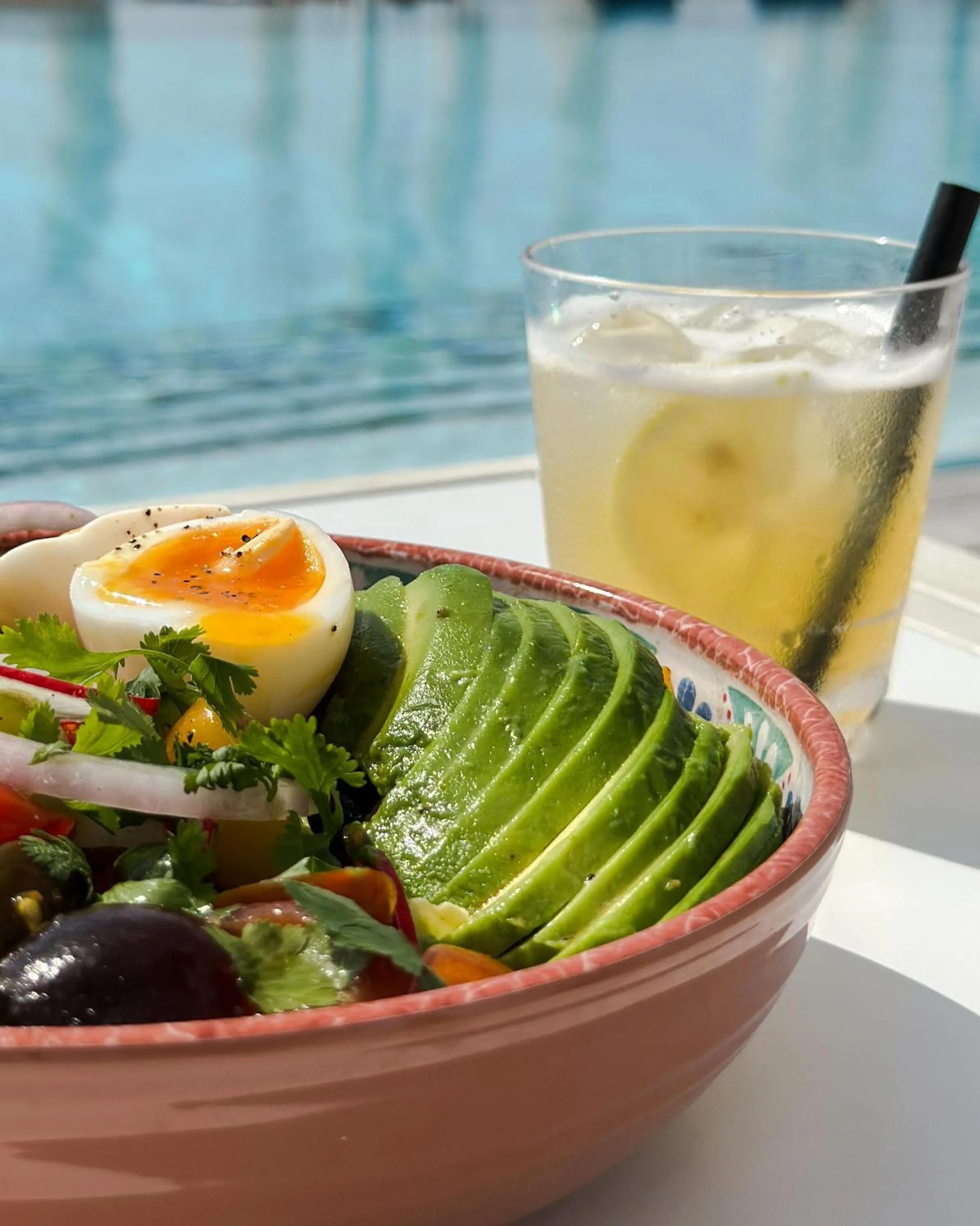 Pool view in The David Kempinski Tel Aviv
