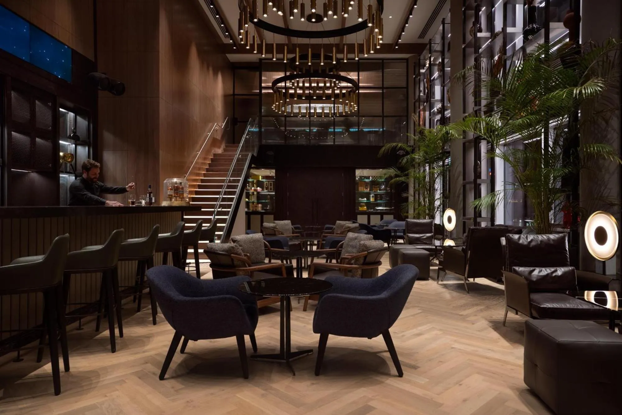 Lounge or bar in The David Kempinski Tel Aviv