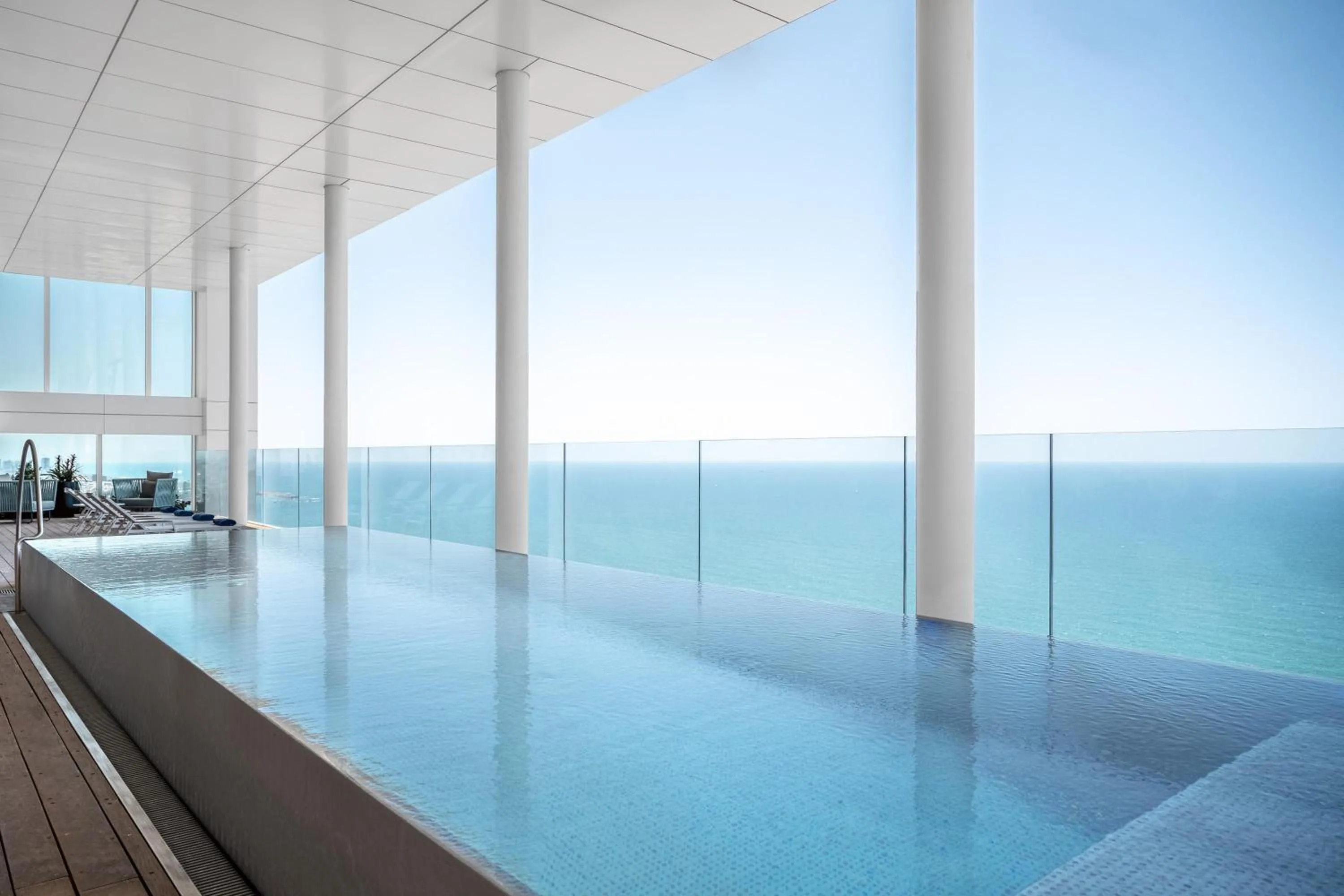 Pool view in The David Kempinski Tel Aviv