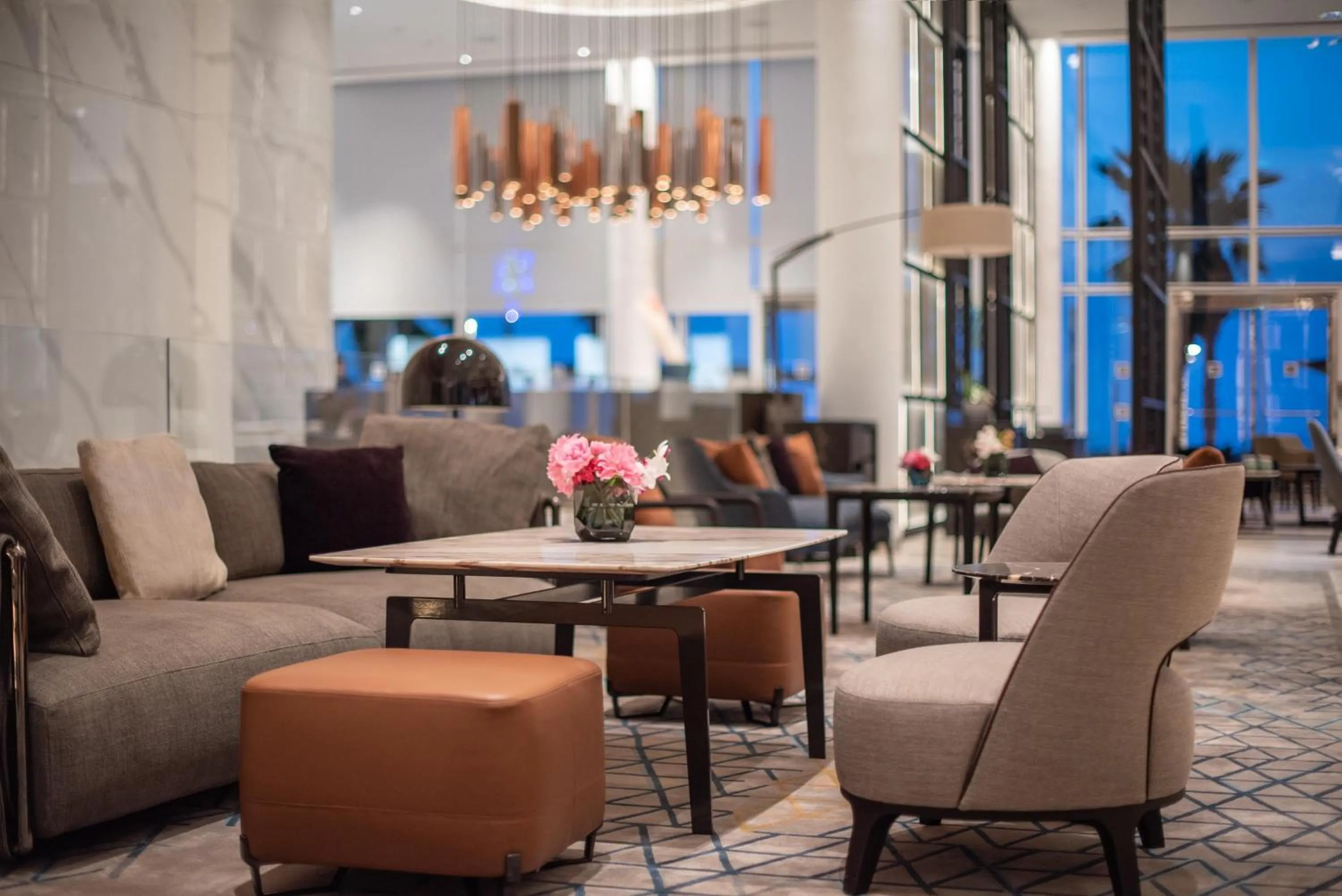 Lounge or bar in The David Kempinski Tel Aviv
