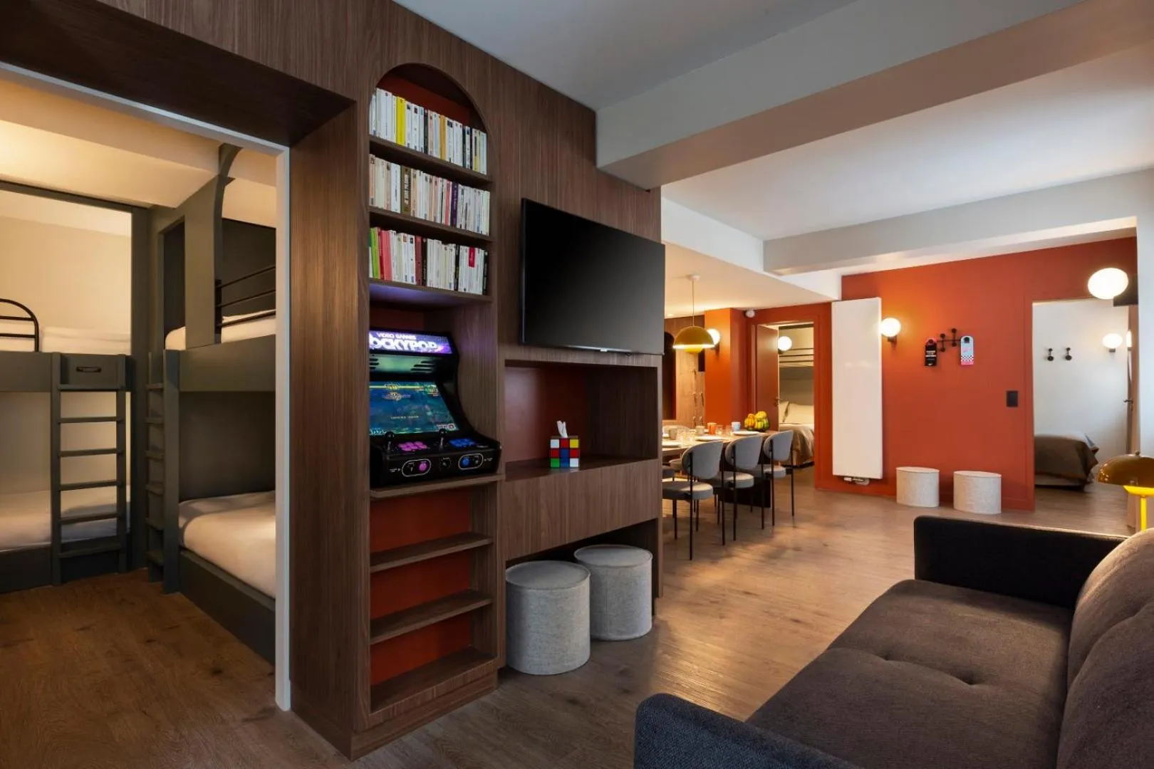 Photo of the whole room in RockyPop Flaine Appartements & Spa