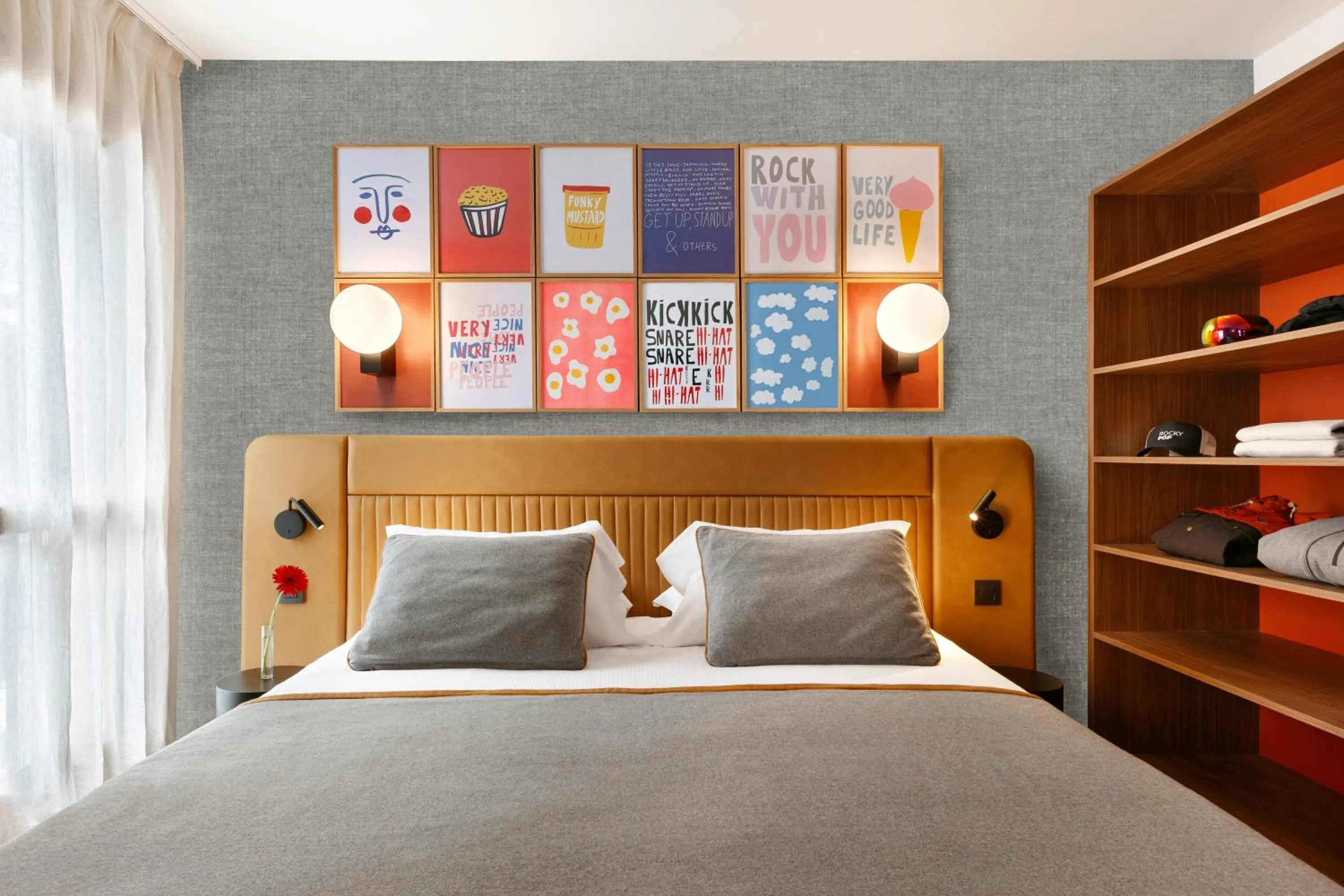 Bed in RockyPop Flaine Appartements & Spa