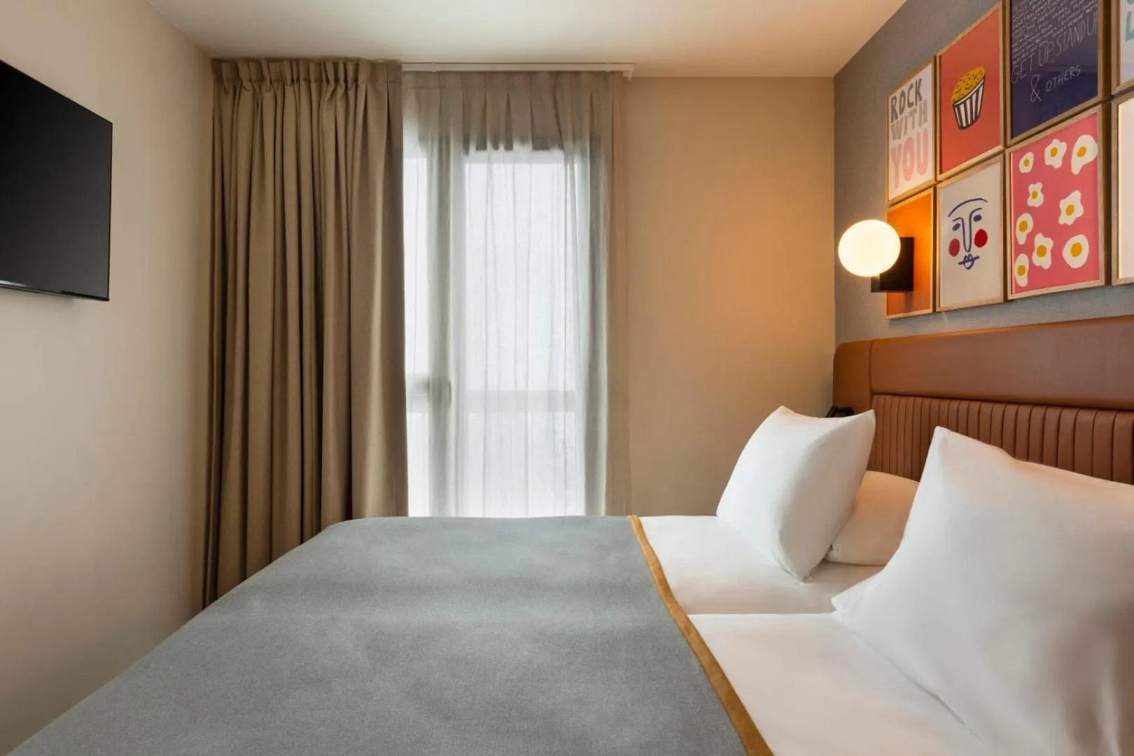 Bed in RockyPop Flaine Appartements & Spa