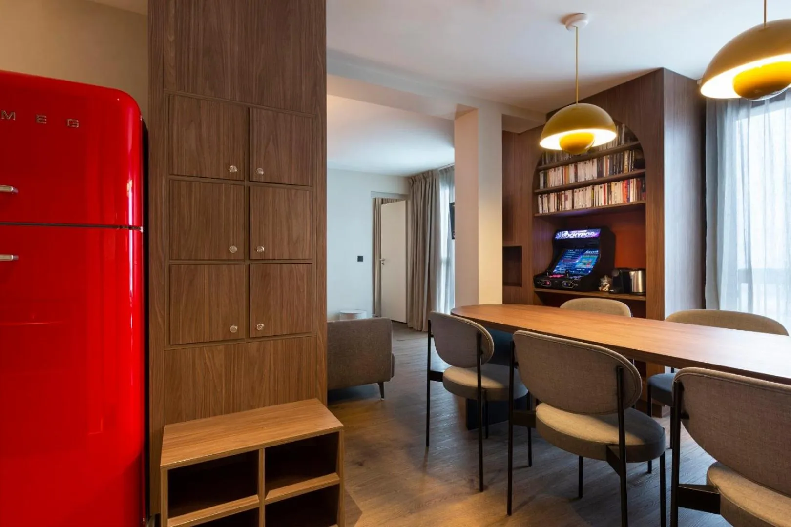 Living room in RockyPop Flaine Appartements & Spa