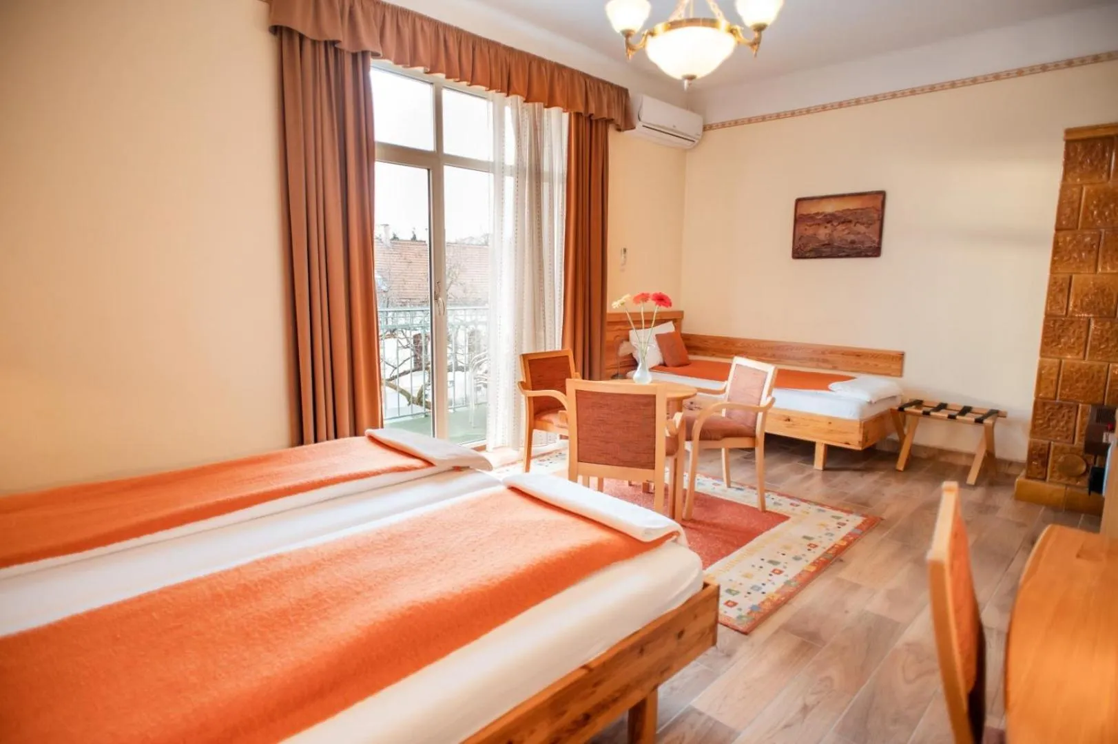 Bed in Hotel Manzard Panzio