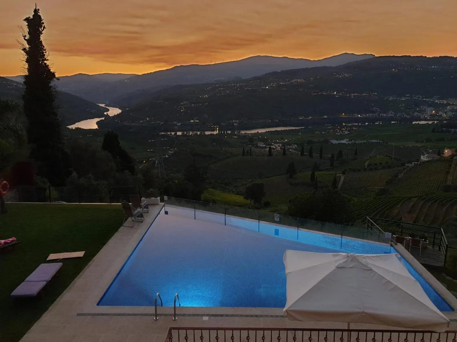 Mountain view in Golden Mirror