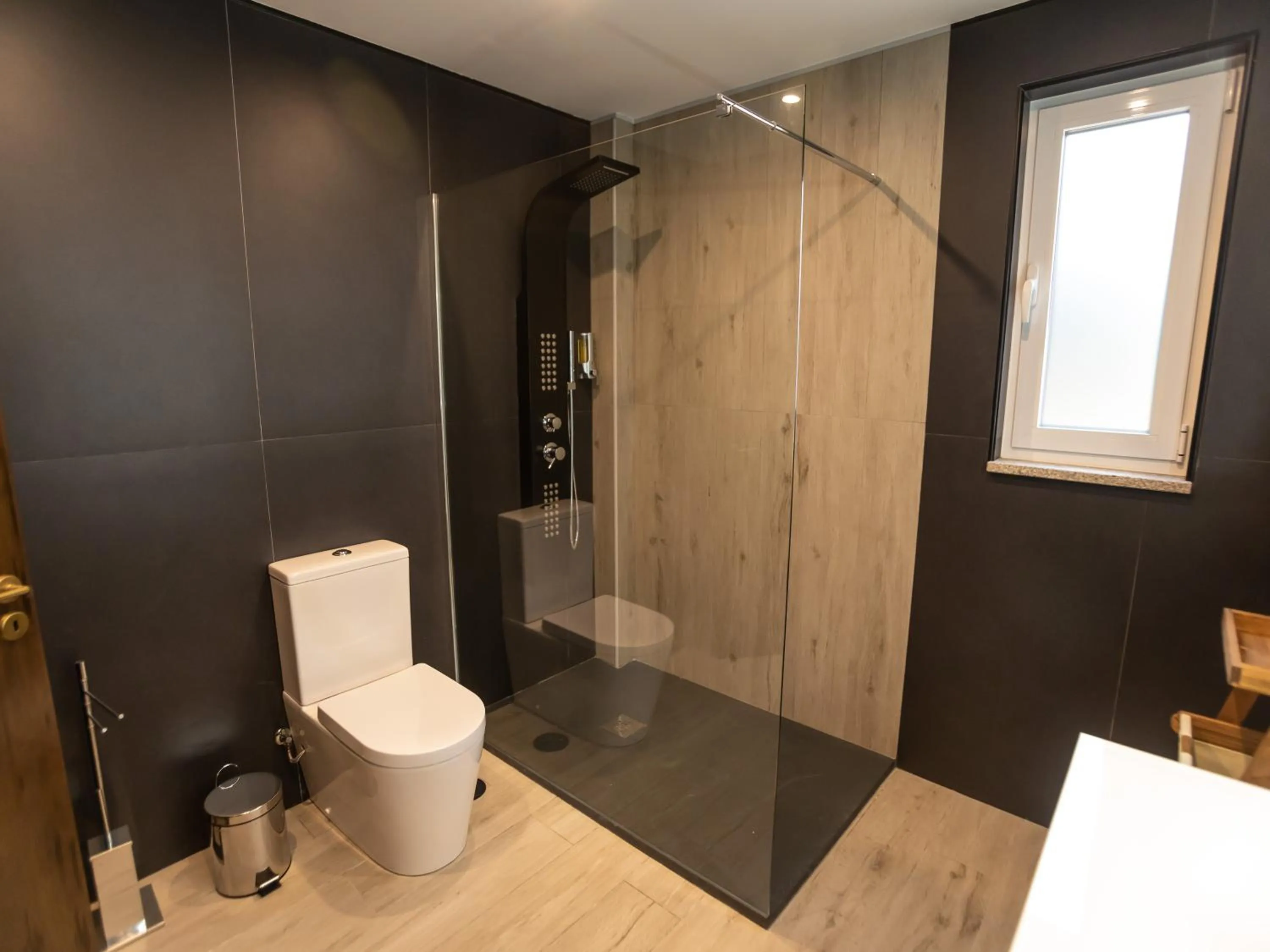 Bathroom in Golden Mirror