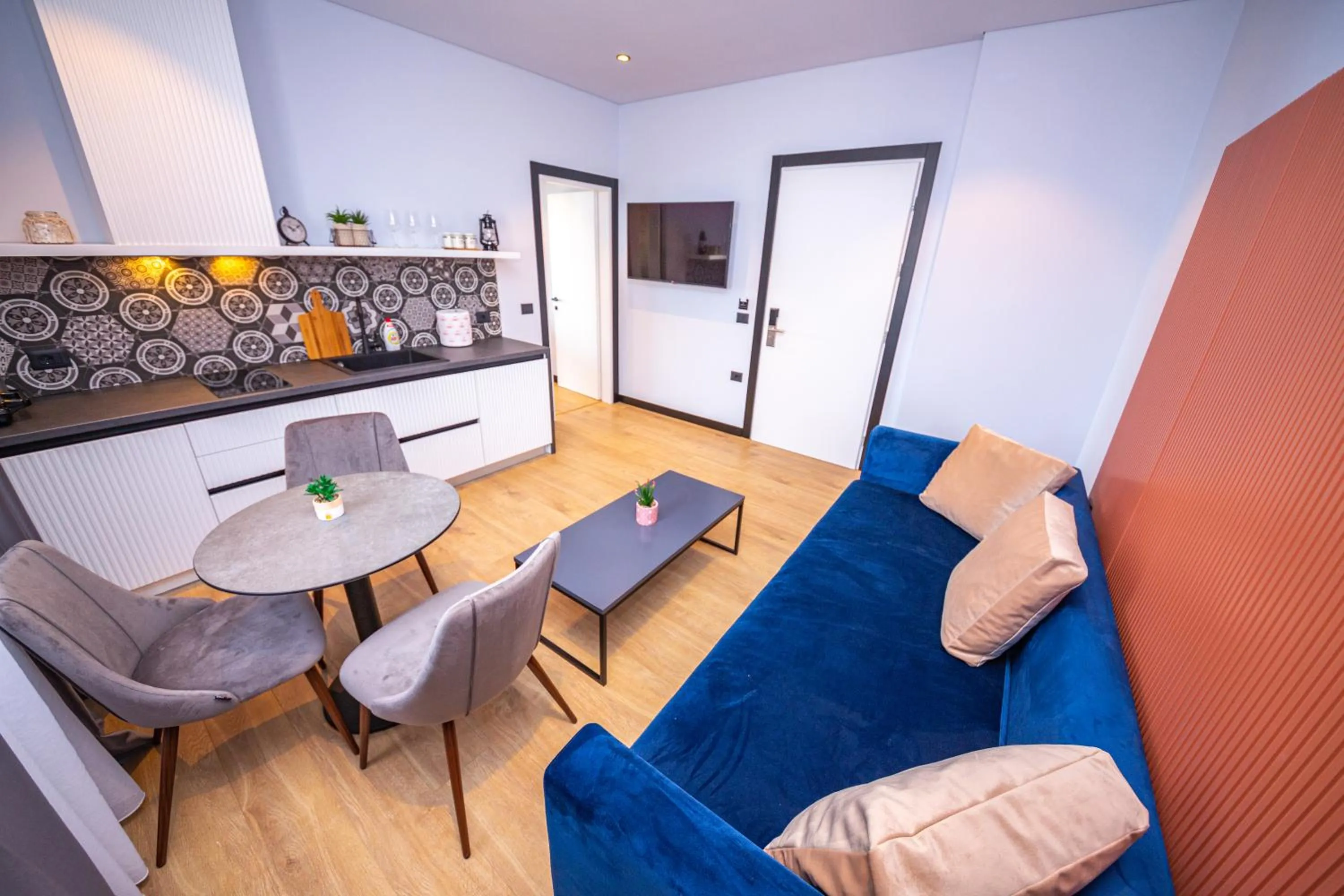 Kitchen or kitchenette in Apart-Hotel Lili2