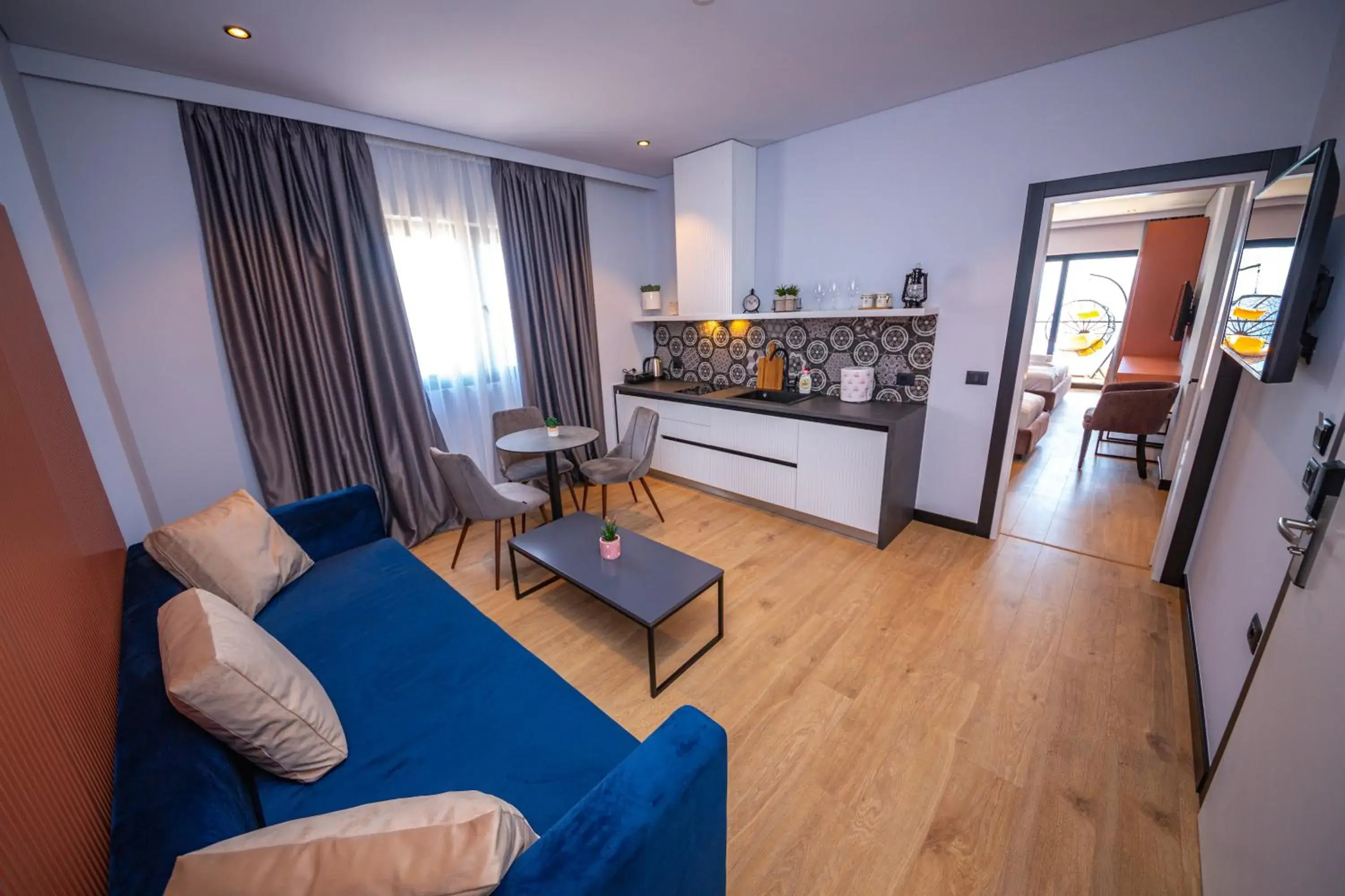 One-Bedroom Apartment with Balcony and Sea View (4 Adults) in Apart-Hotel Lili2 One-Bedroom Apartment with Balcony and Sea View (4 Adults) in Apart-Hotel Lili2