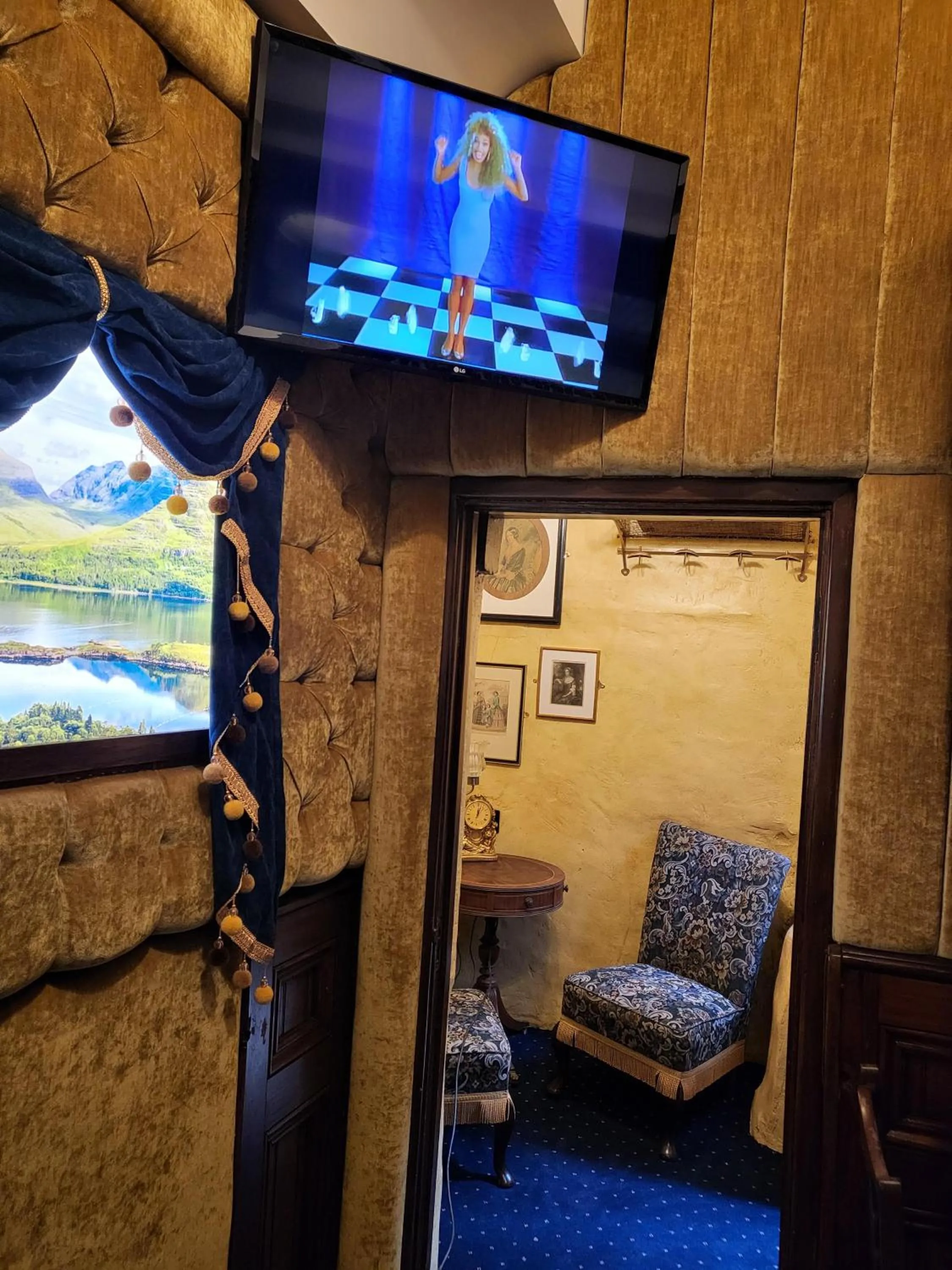 Bedroom in Hocus Pocus Tiny Hotel