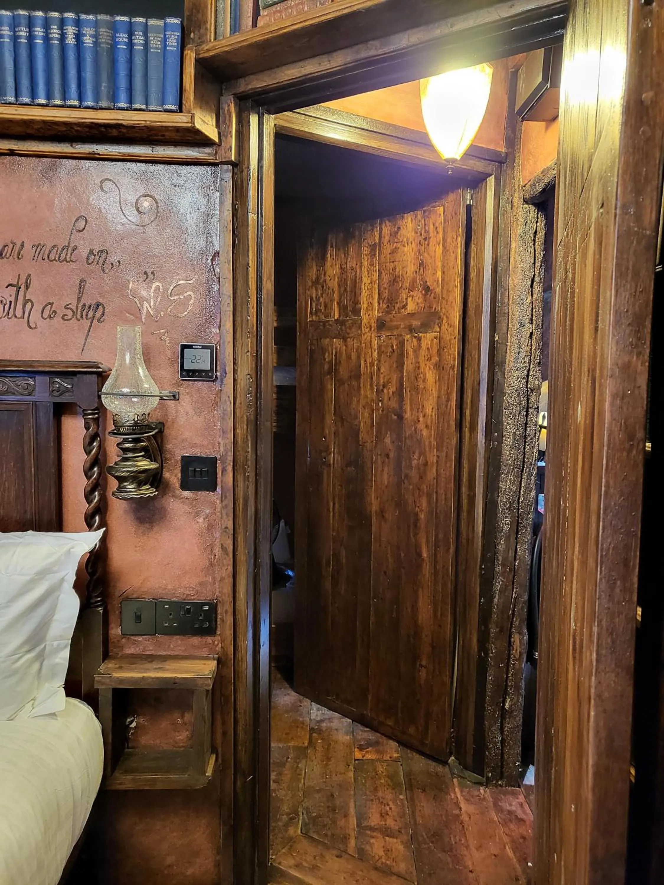 Bedroom in Hocus Pocus Tiny Hotel