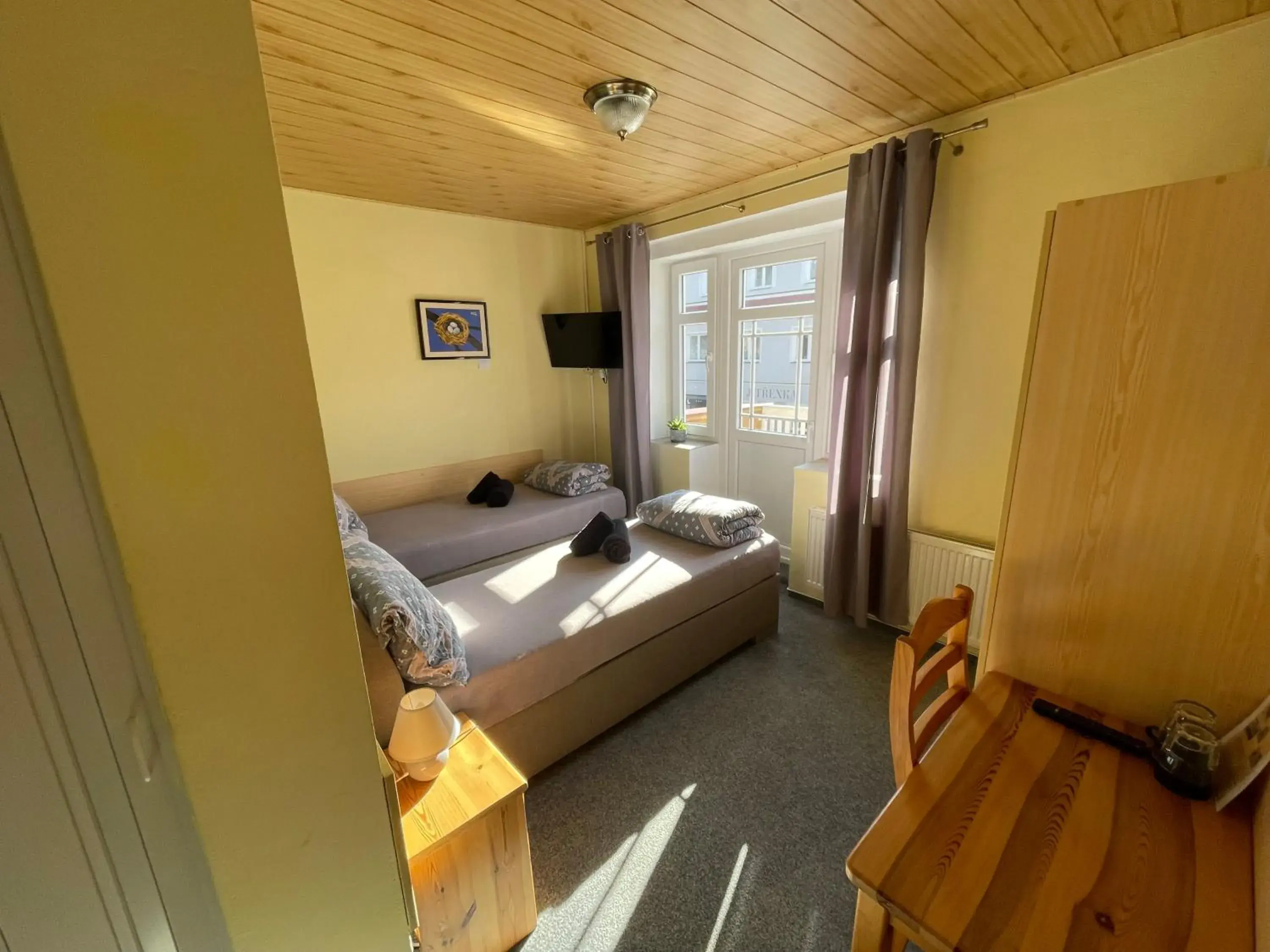Twin Room with Balcony in Pension V Pohodě Twin Room with Balcony in Pension V Pohodě