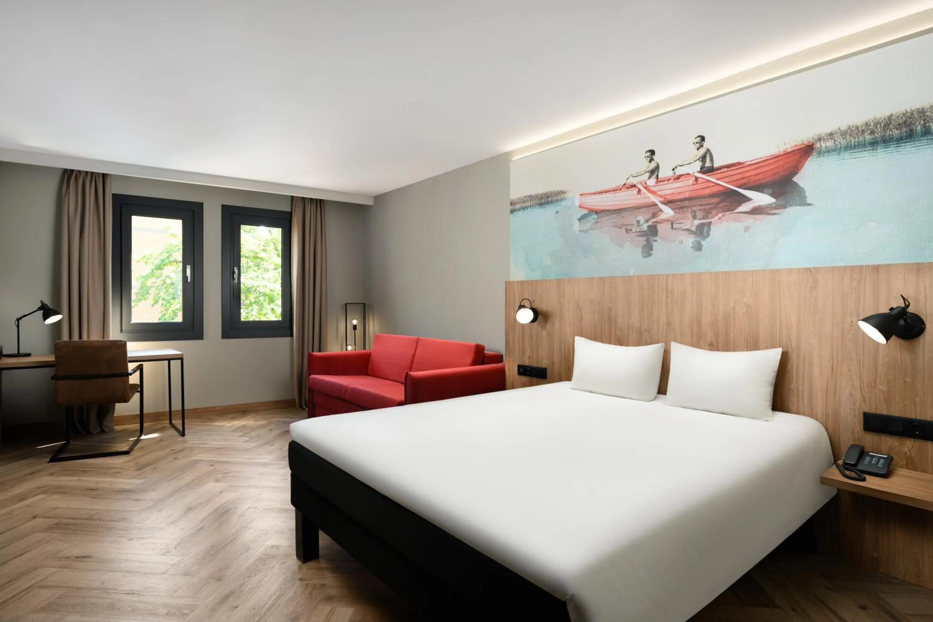 Bedroom, Bed in Ibis Budapest Heroes Square