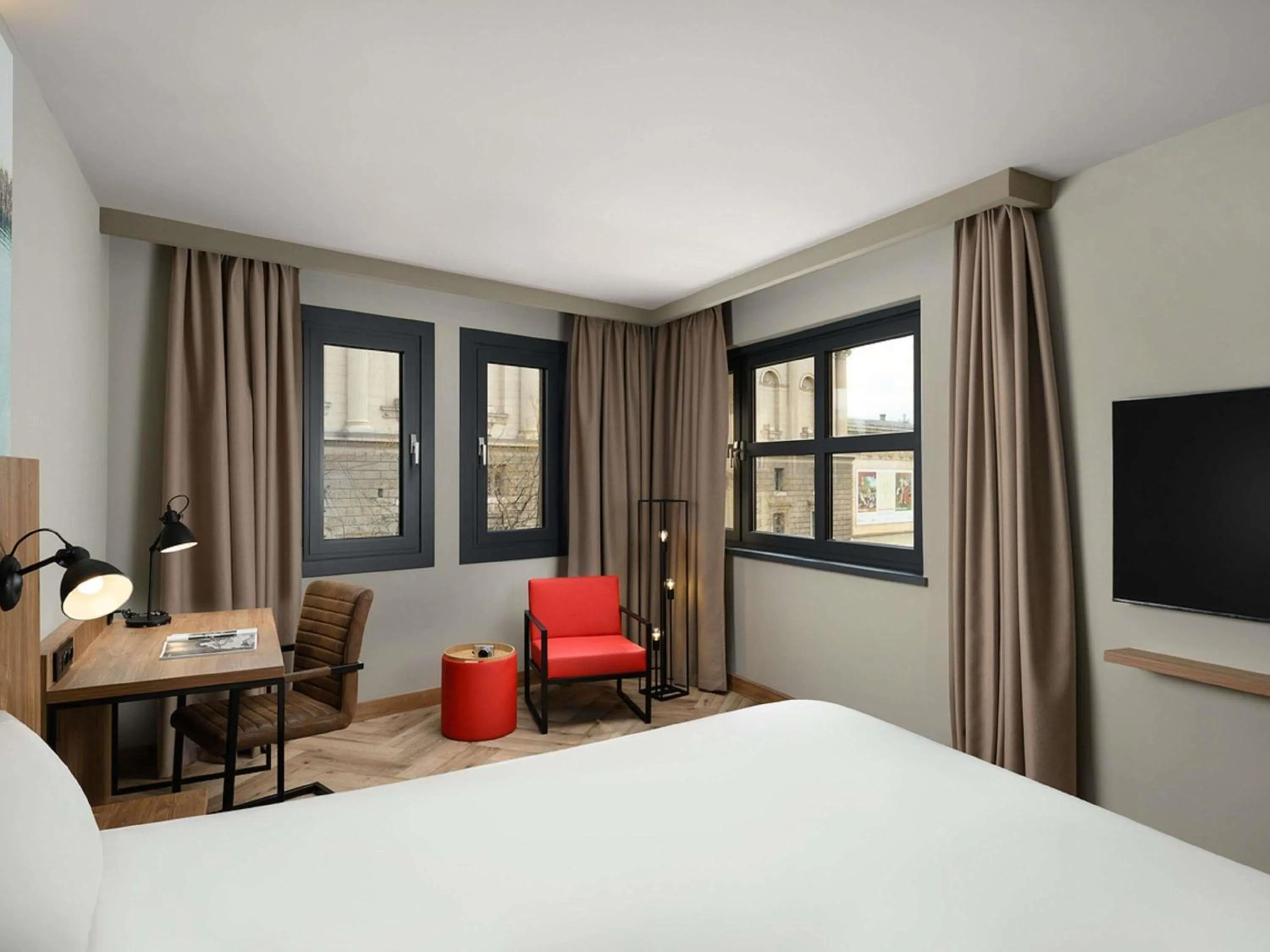 Bedroom, Bed in Ibis Budapest Heroes Square