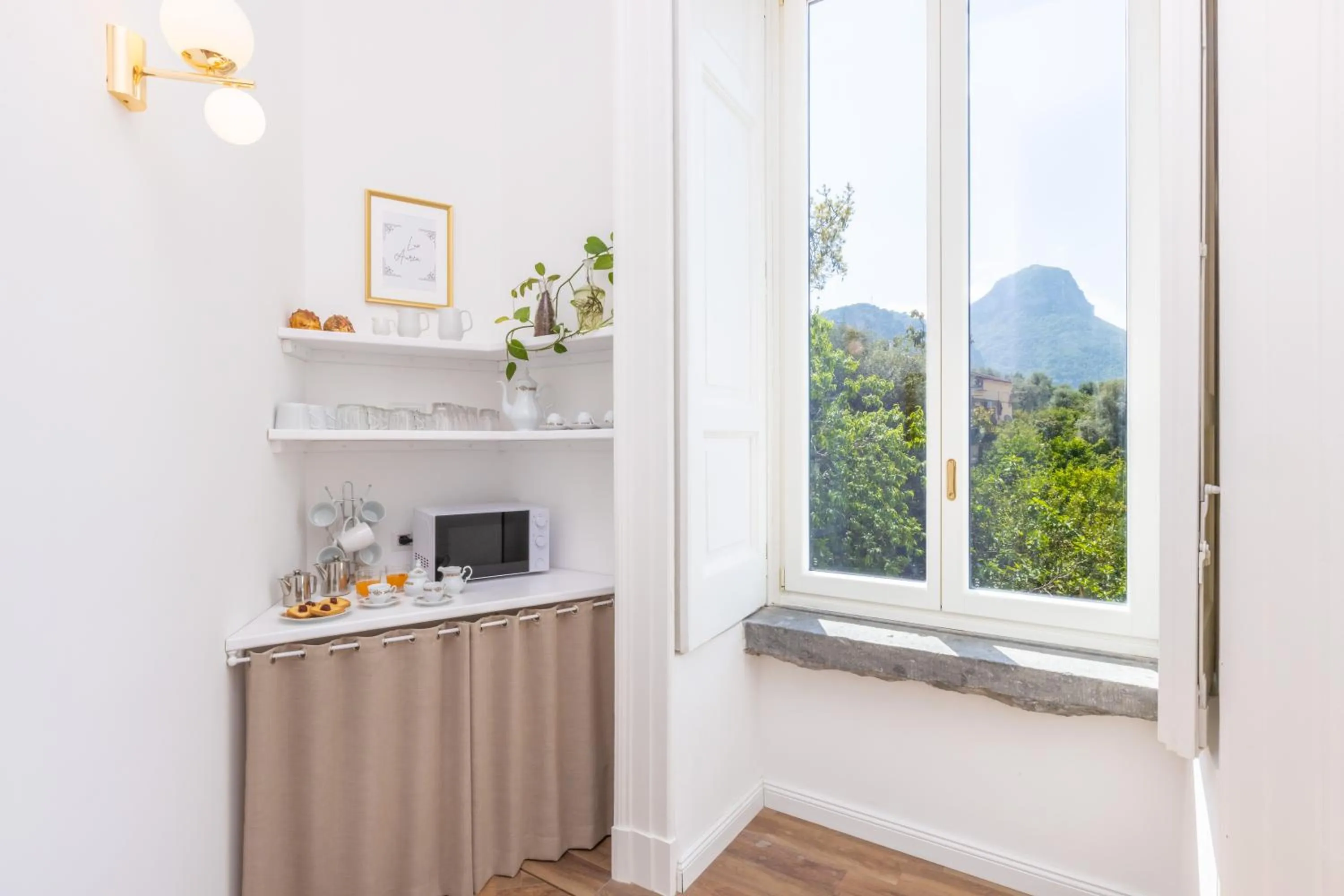 Garden view in Lux Aurea