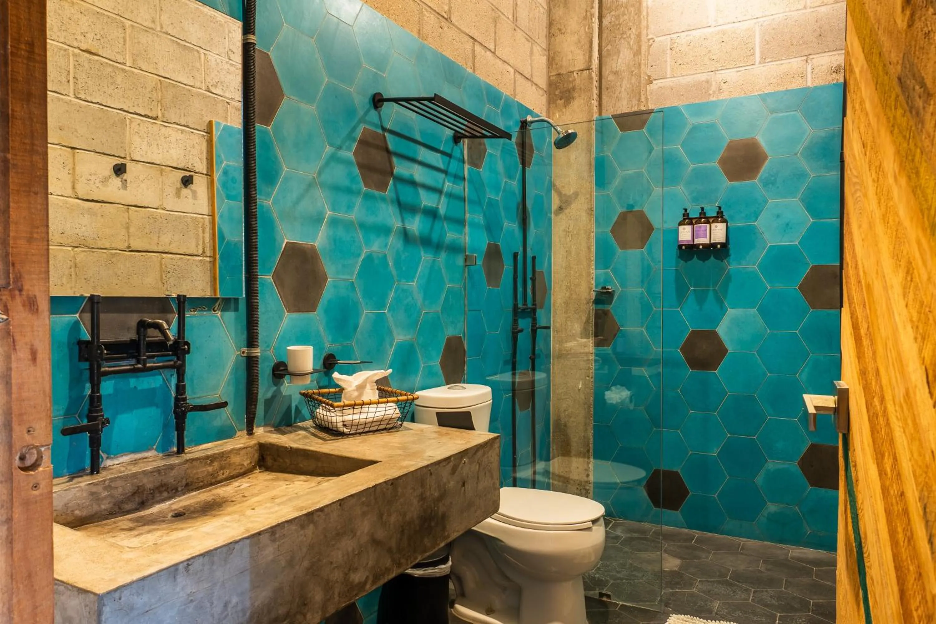 Toilet in Papelillo Lofts