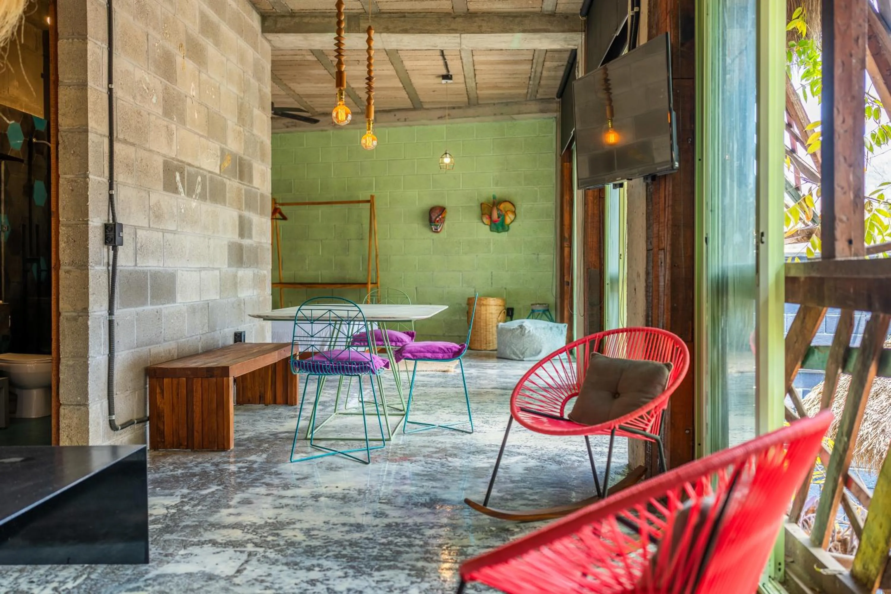 Living room in Papelillo Lofts