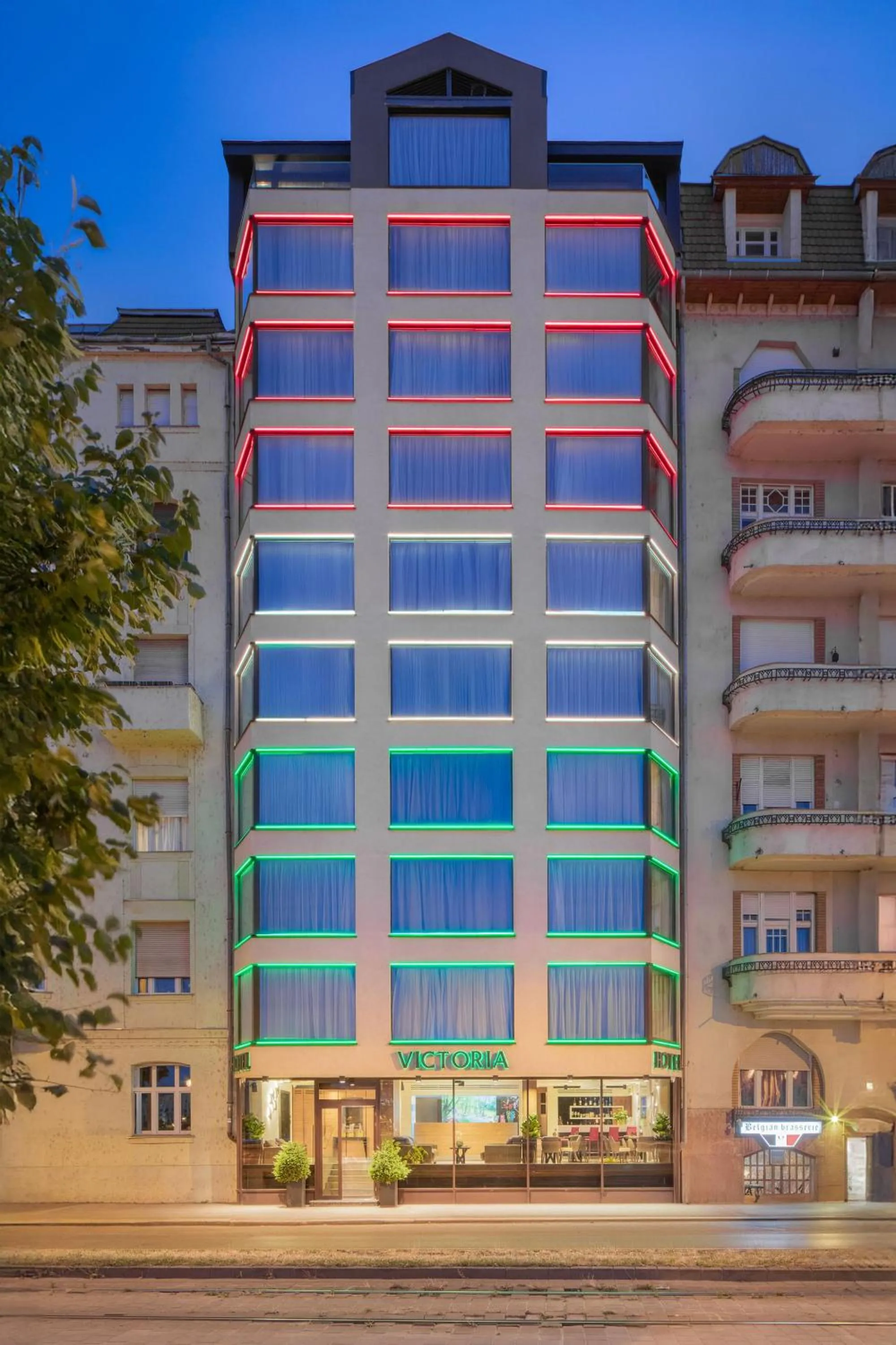 Property building in Boutique Hotel Victoria Budapest