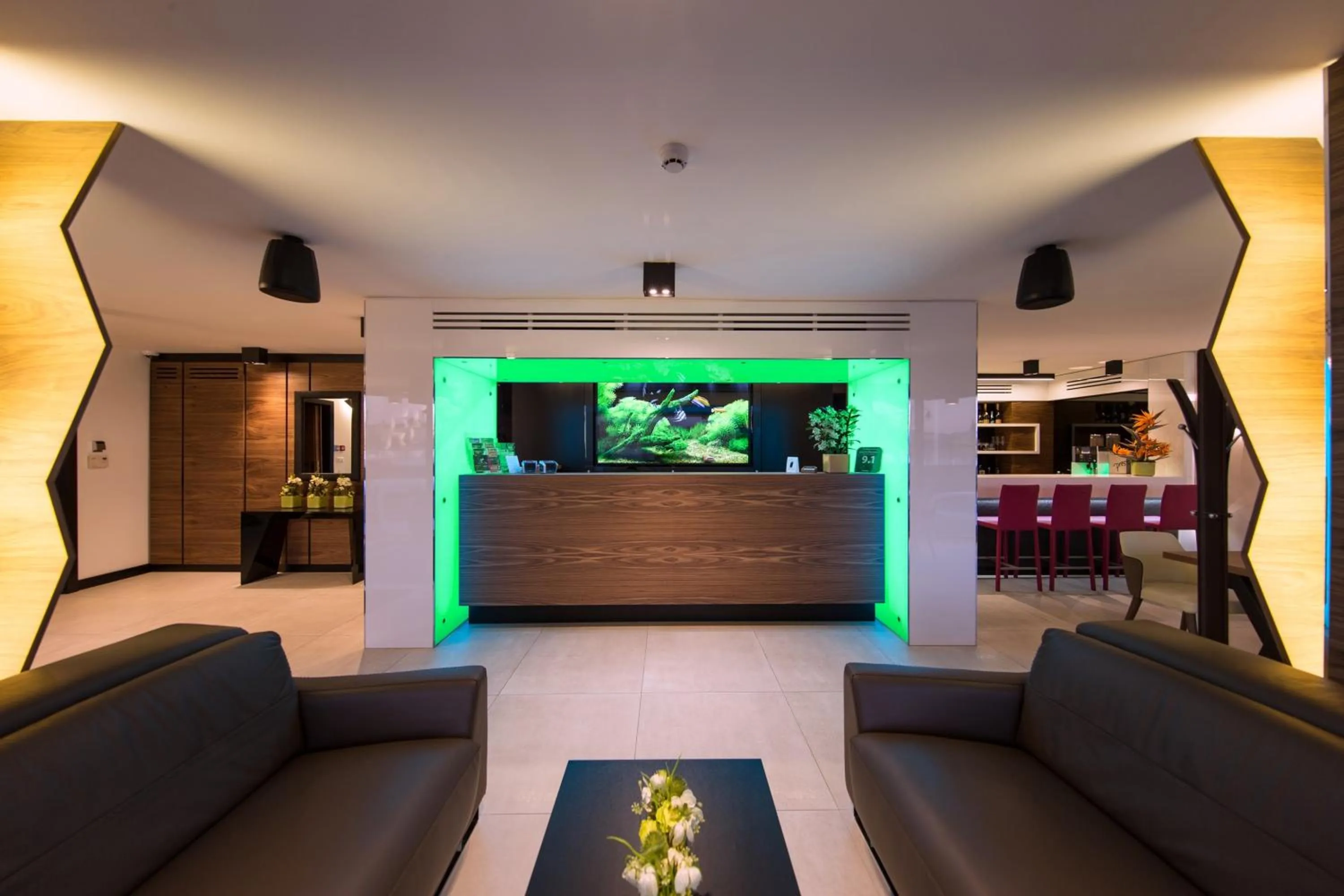 Lobby or reception in Boutique Hotel Victoria Budapest