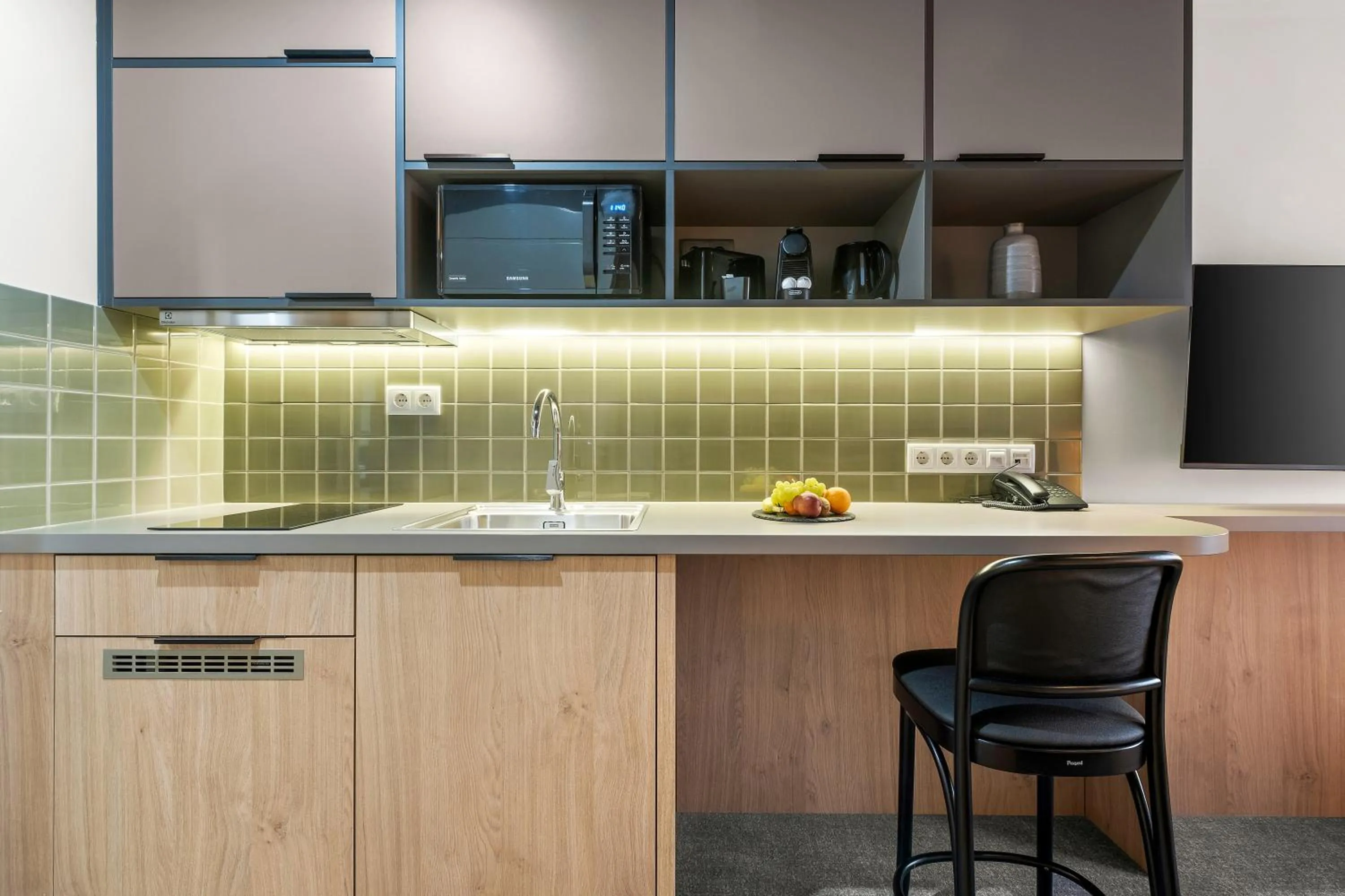 Kitchen or kitchenette in Adina Apartment Hotel Budapest