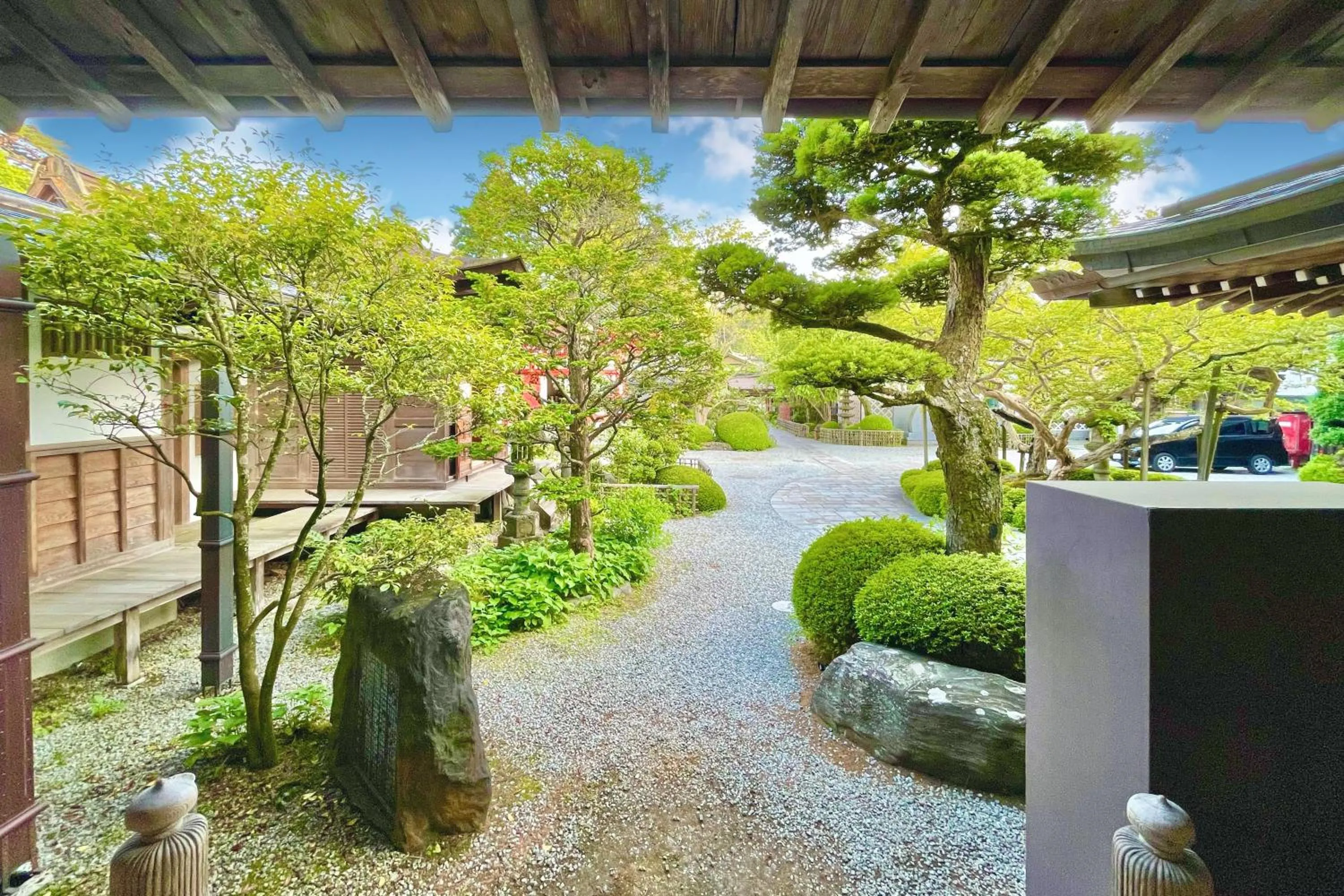 Garden view in Koyasan Shukubo Fugenin