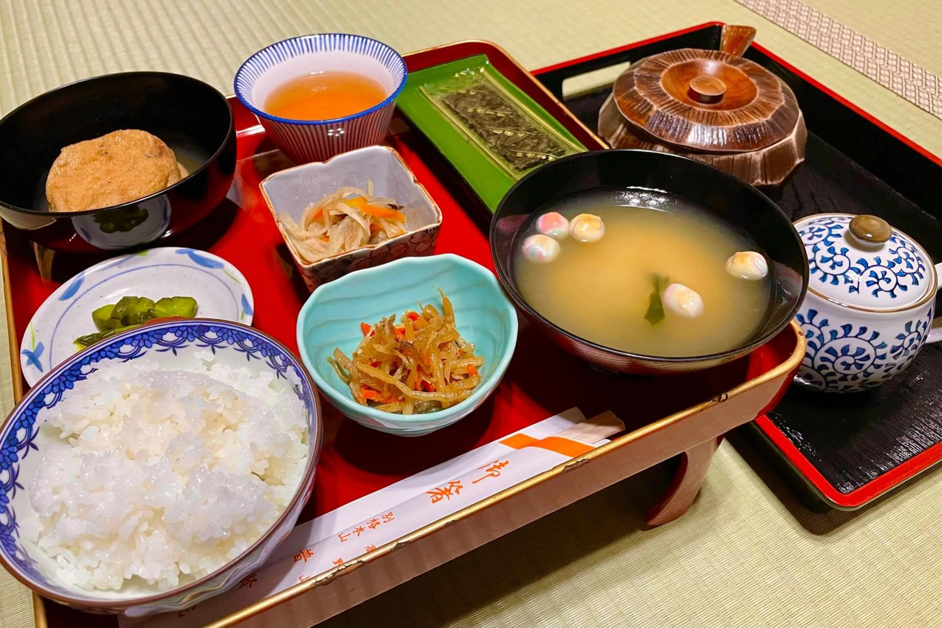 Breakfast in Koyasan Shukubo Fugenin