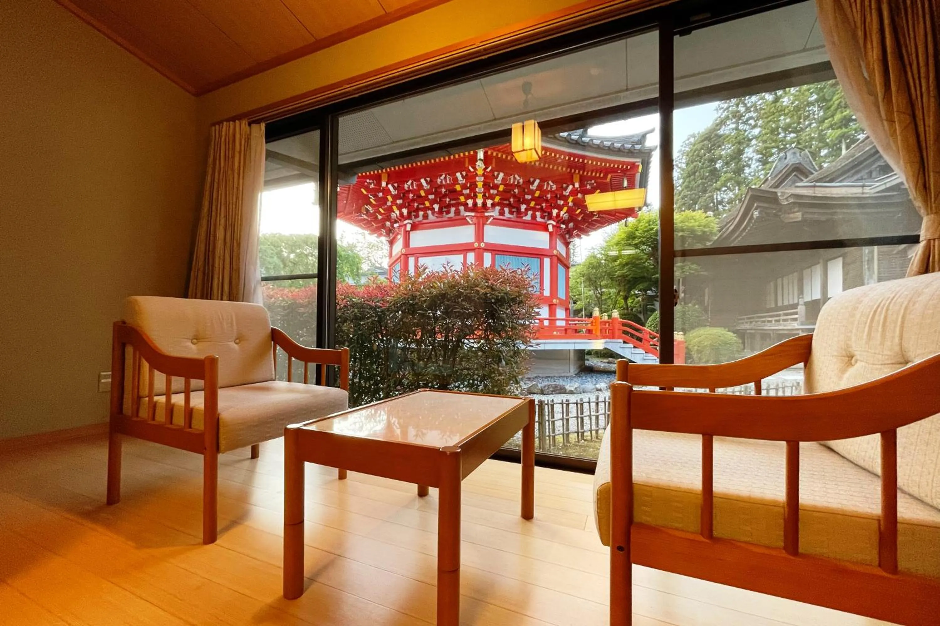 Garden view in Koyasan Shukubo Fugenin