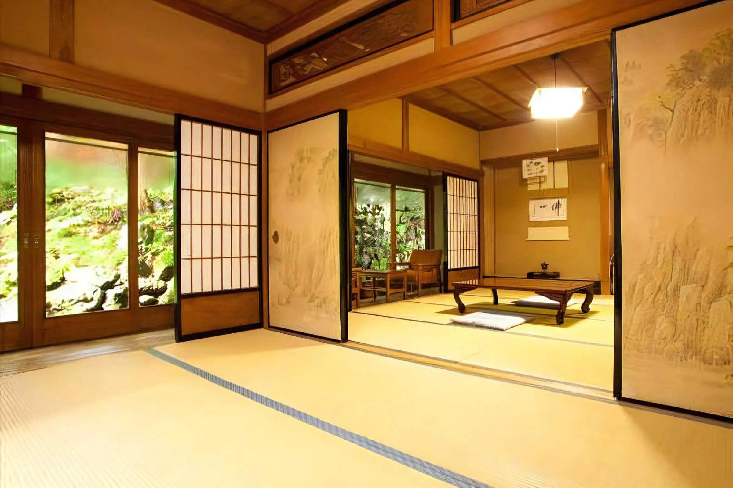 Photo of the whole room in Koyasan Shukubo Fugenin