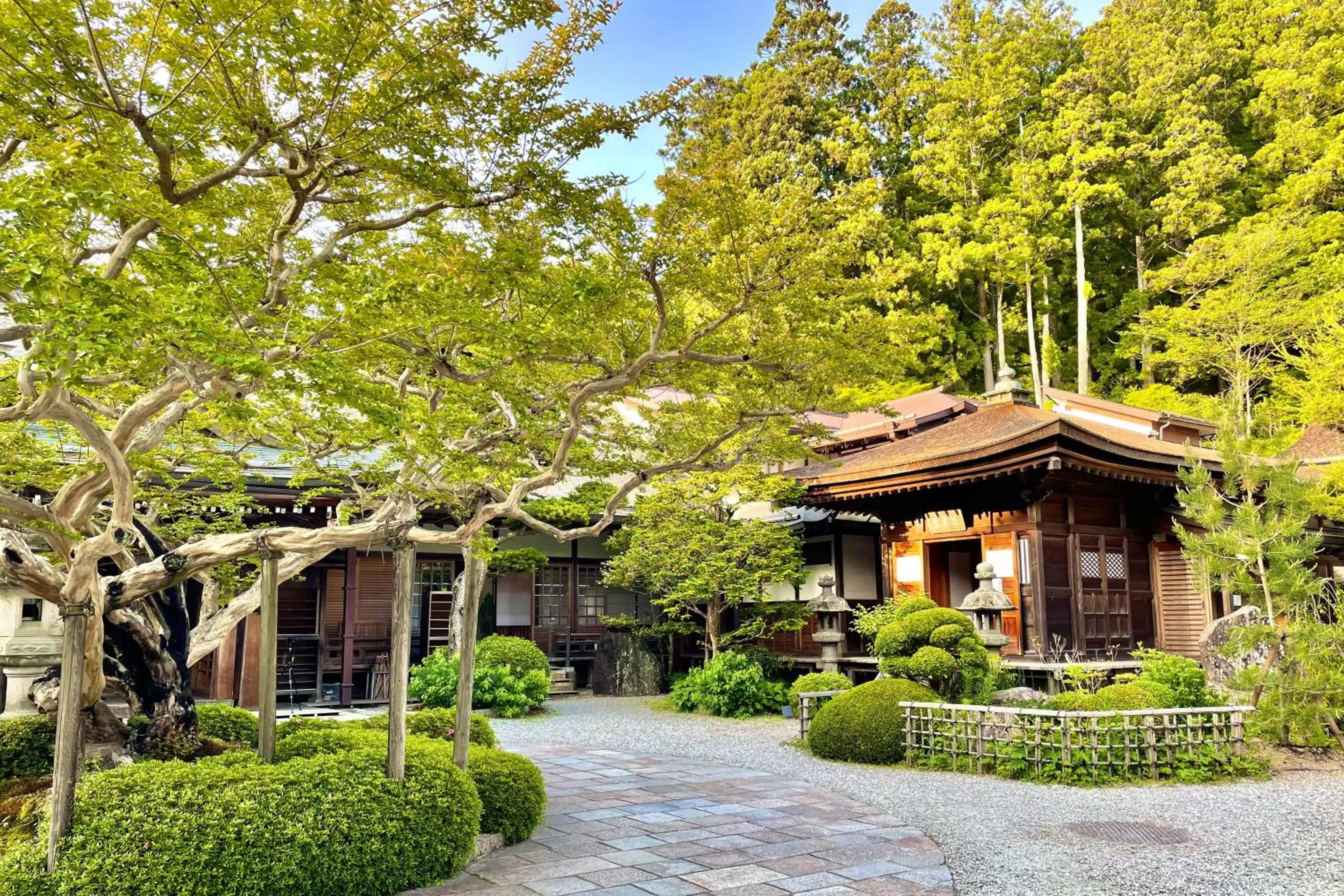 Garden view in Koyasan Shukubo Fugenin