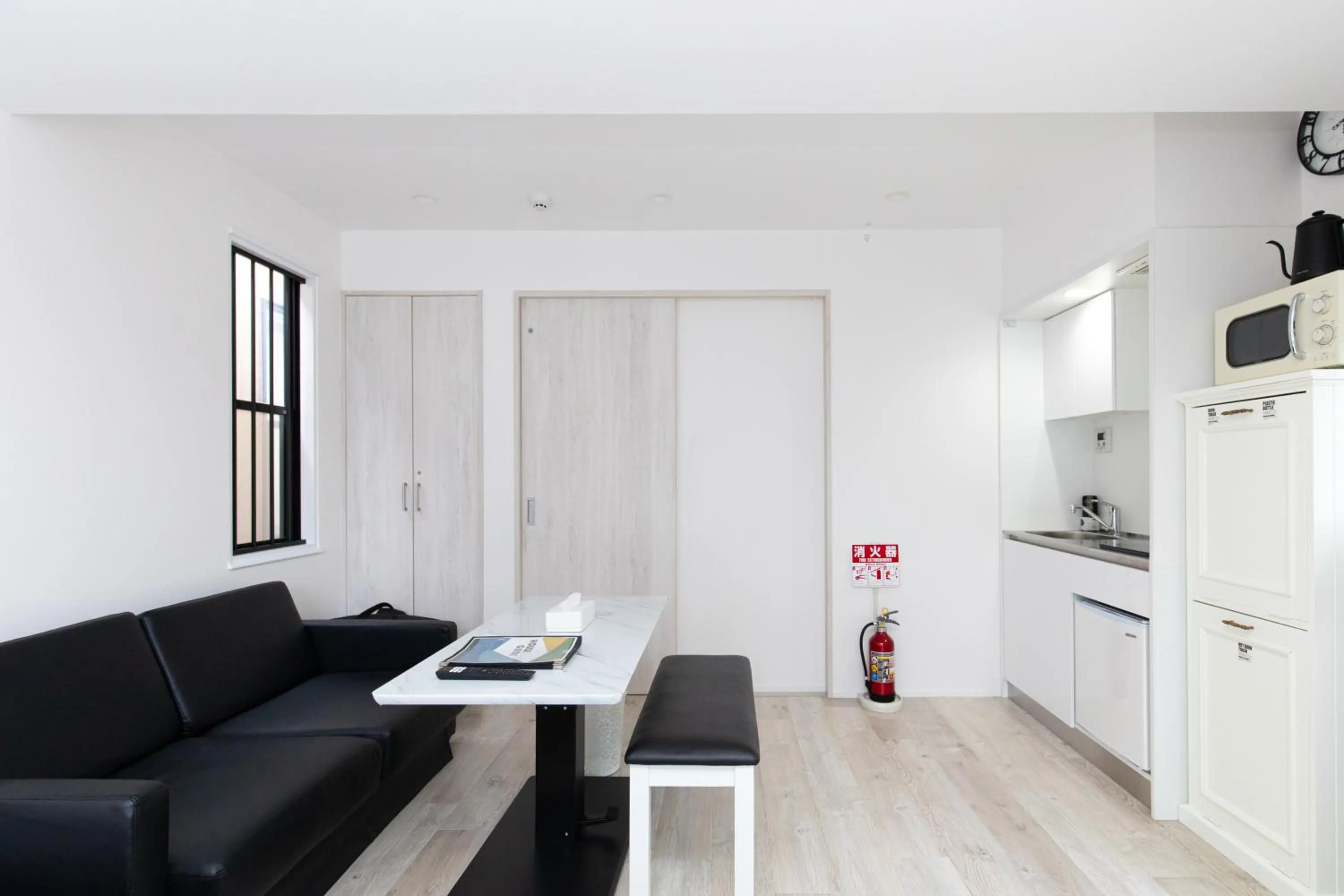 Living room in Villa Roppongi