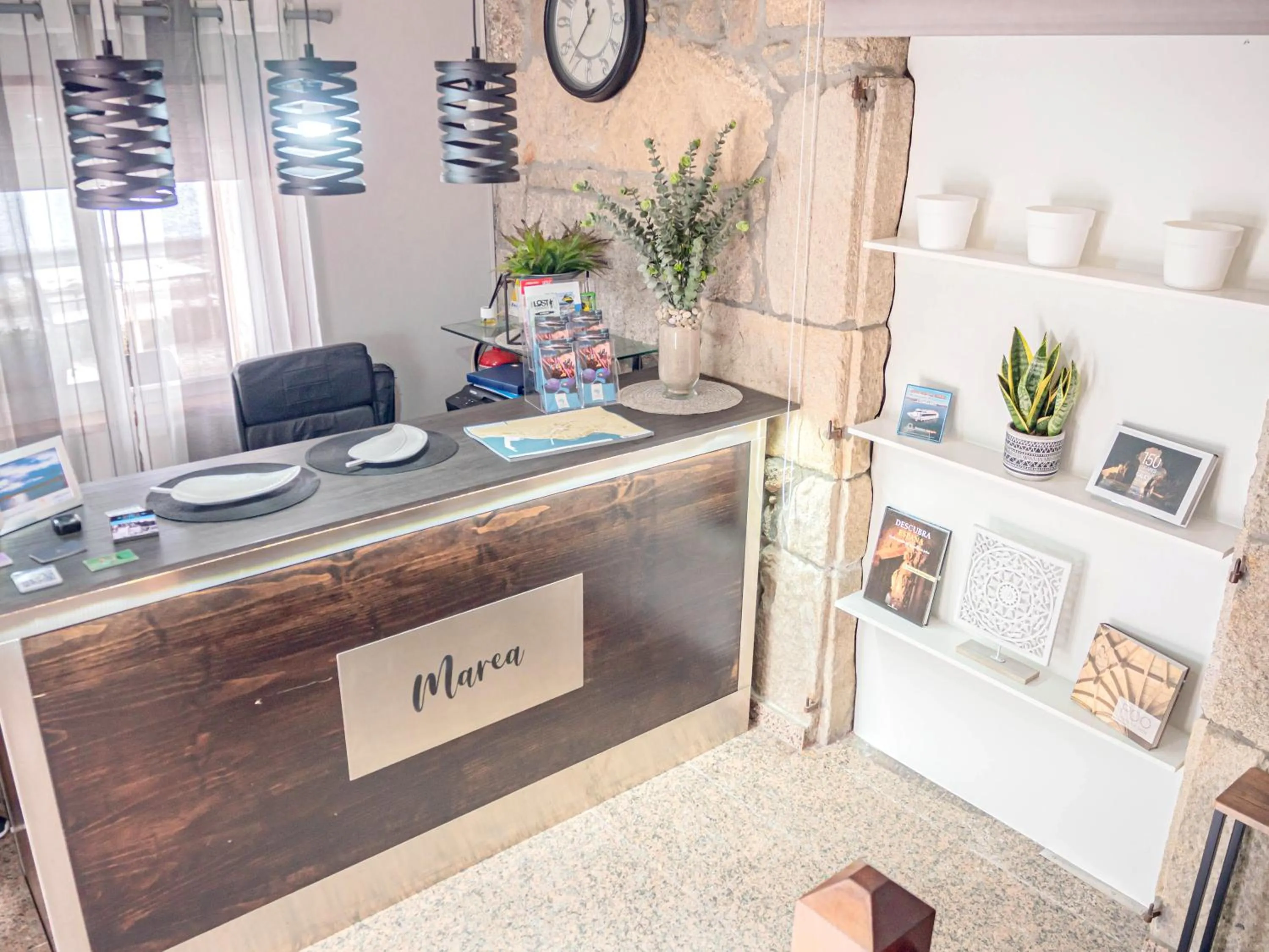 Lobby or reception in HOTEL MAREA