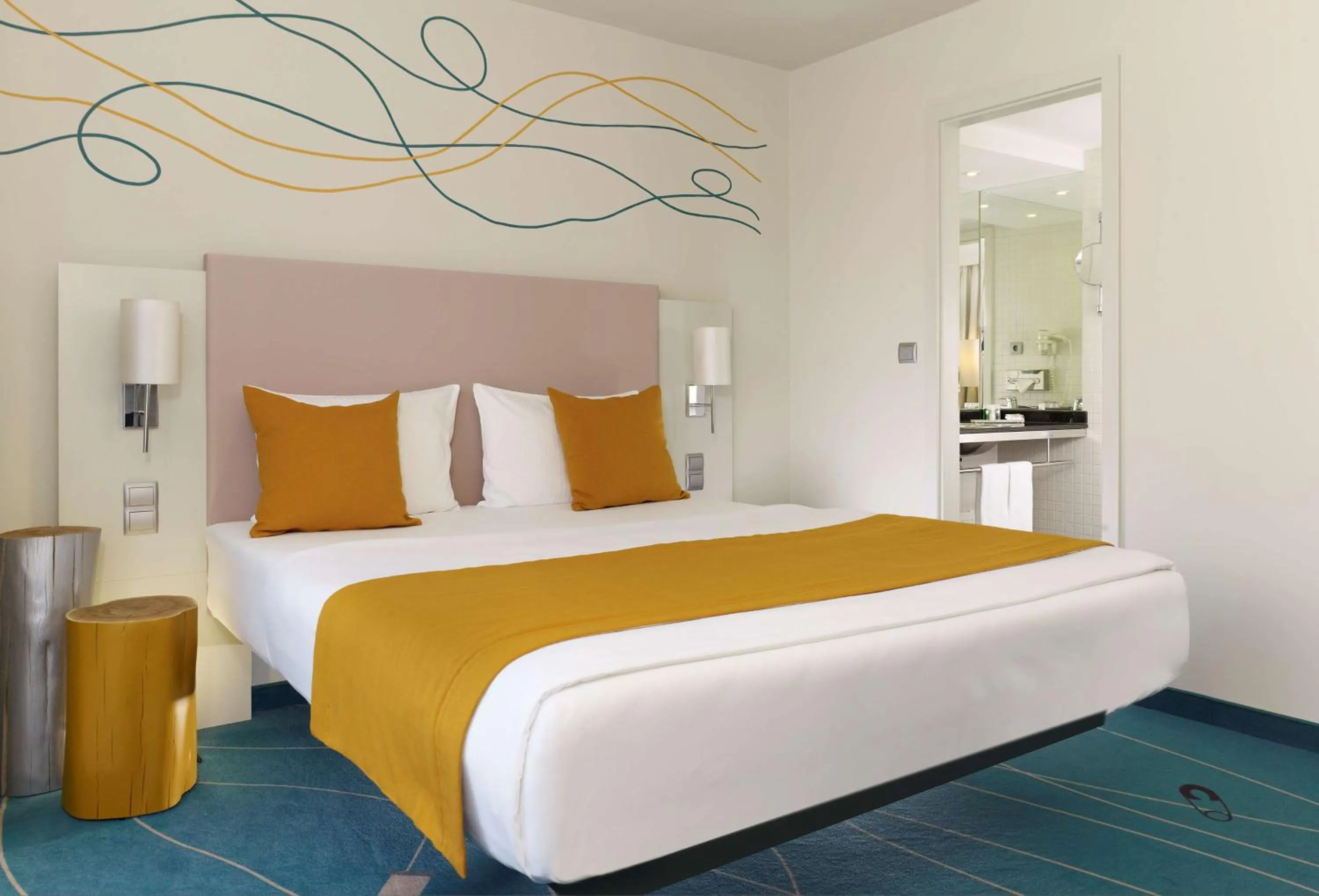 Bedroom, Bed in Park Plaza Budapest