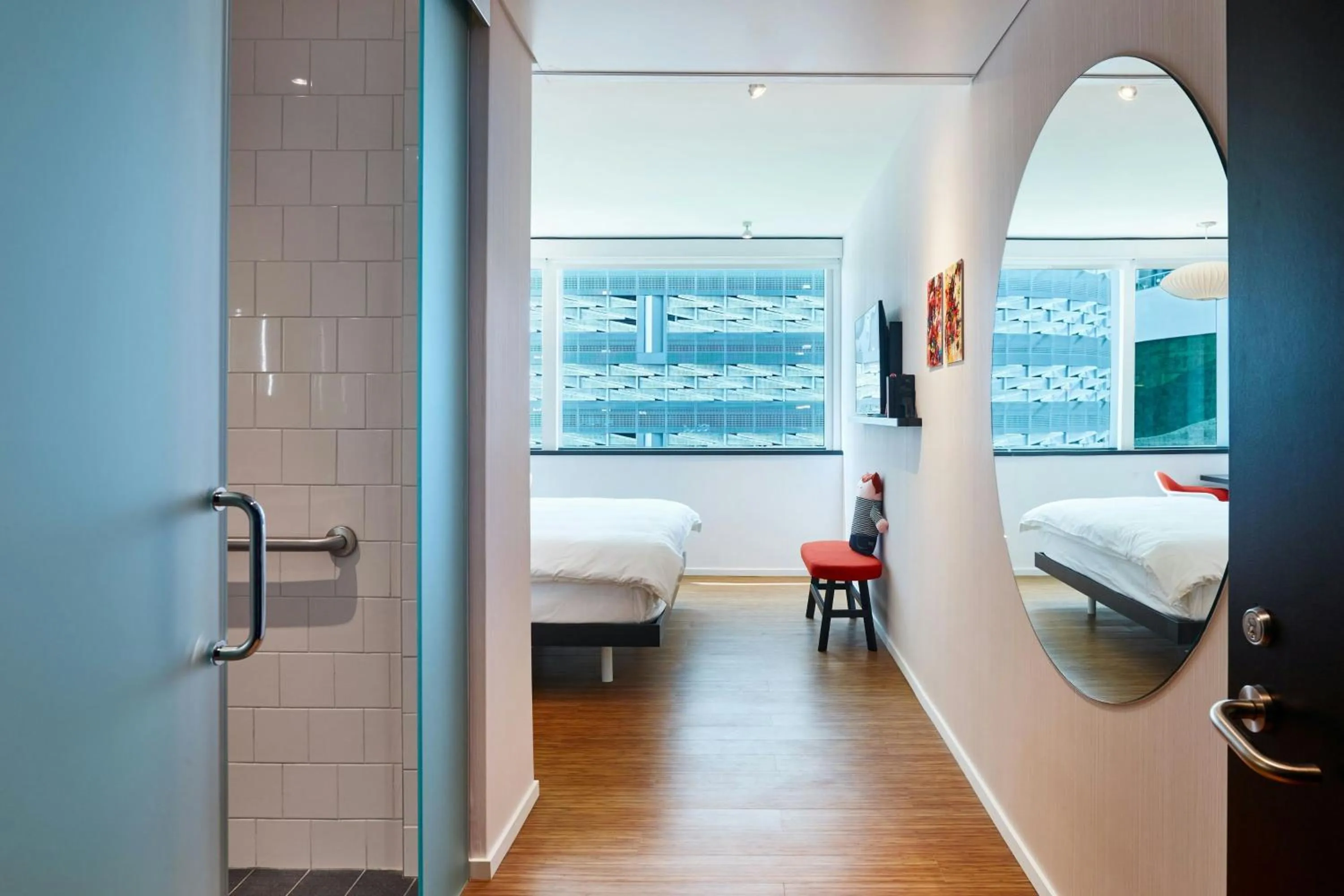 Bedroom, Bed in citizenM Miami Brickell