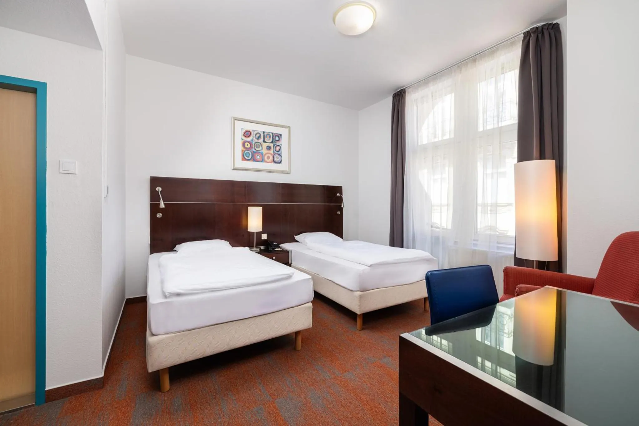 Bedroom, Bed in City Hotel Matyas