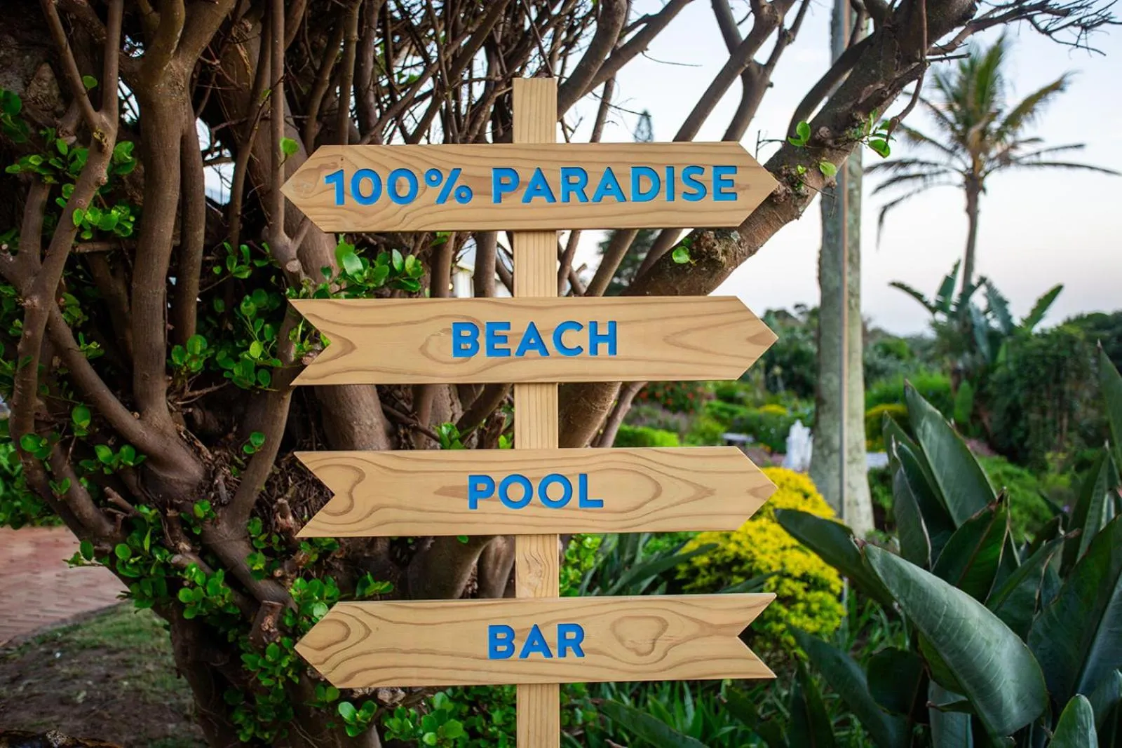 Garden in Pumula Beach Hotel