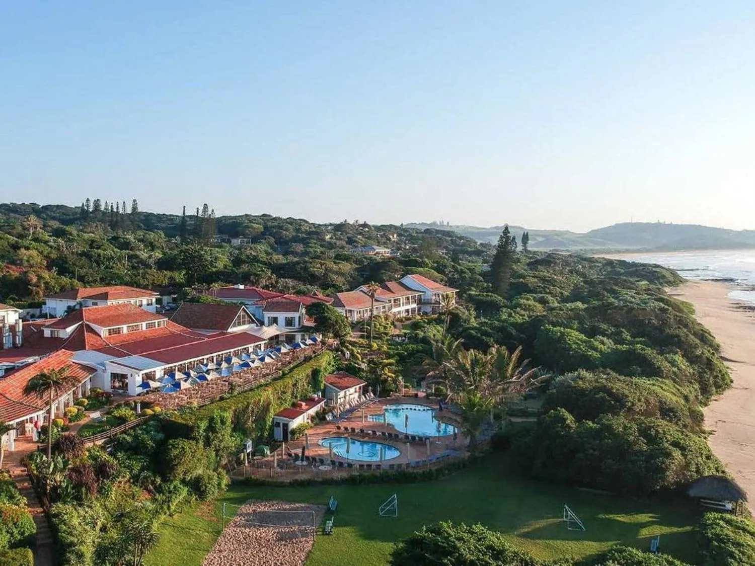 Property building in Pumula Beach Hotel