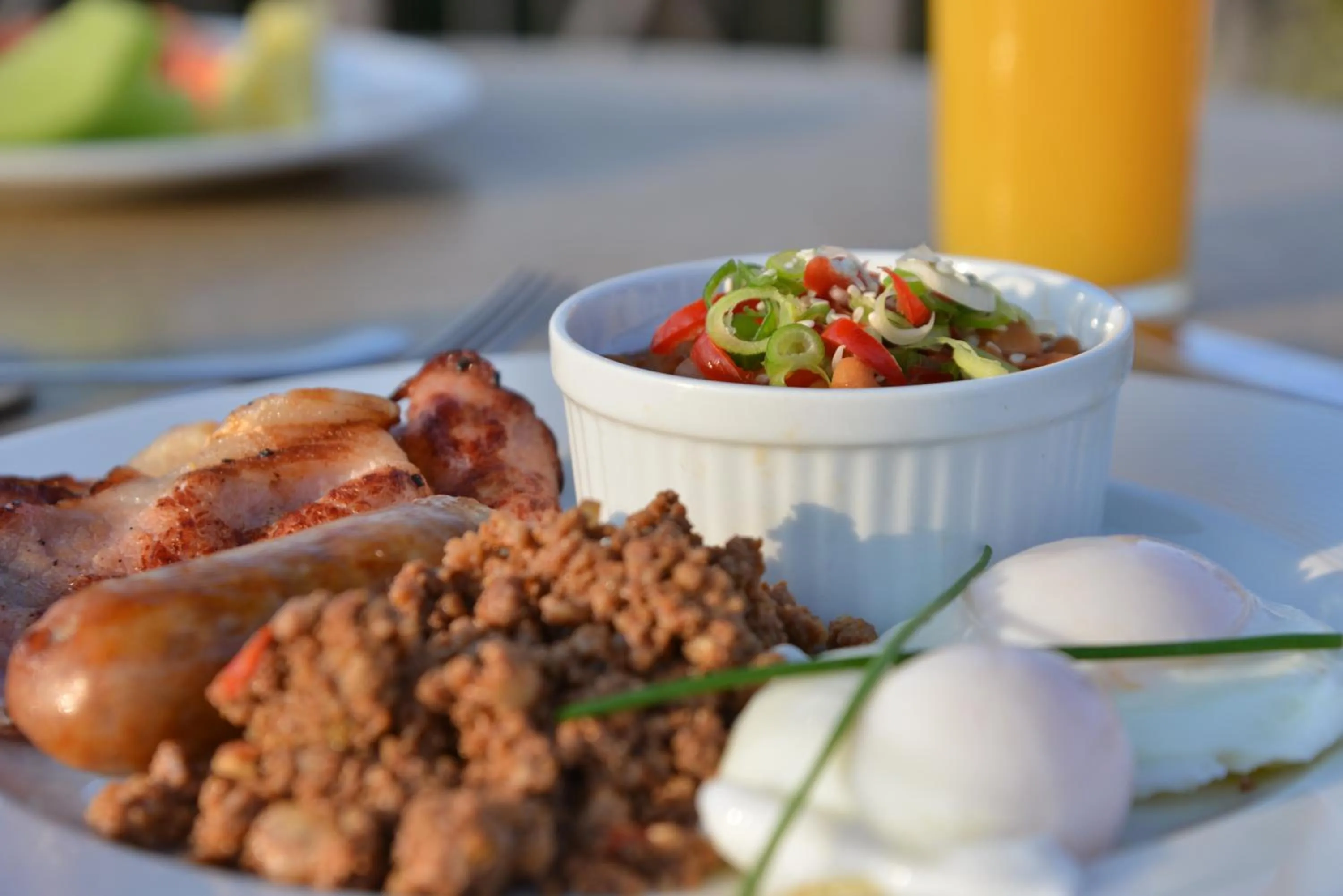 Breakfast in Pumula Beach Hotel