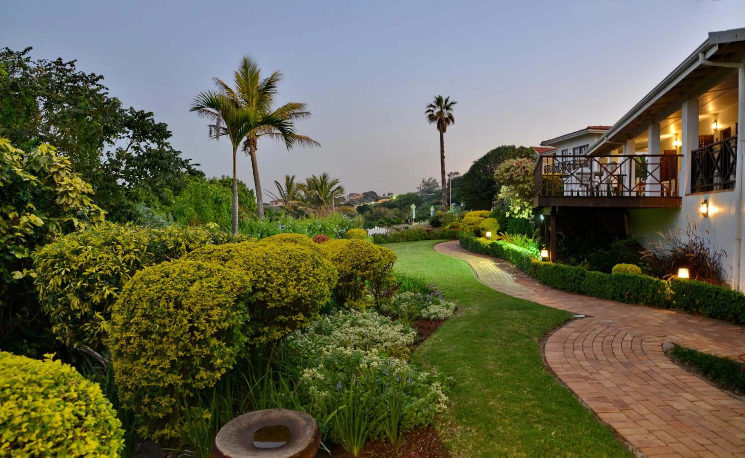 Garden in Pumula Beach Hotel